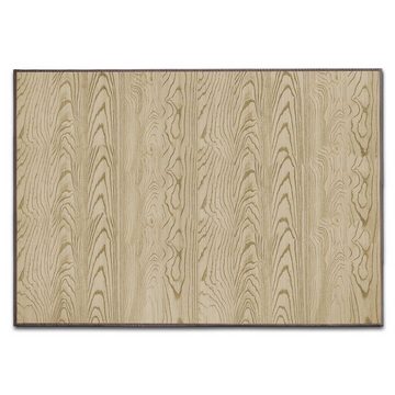Teppich Shadow, Rechteckiger Teppichläufer aus Bambus, 2 Farben, Karat, rechteckig, Bambus, pflegeleicht, rutschfester Rücken