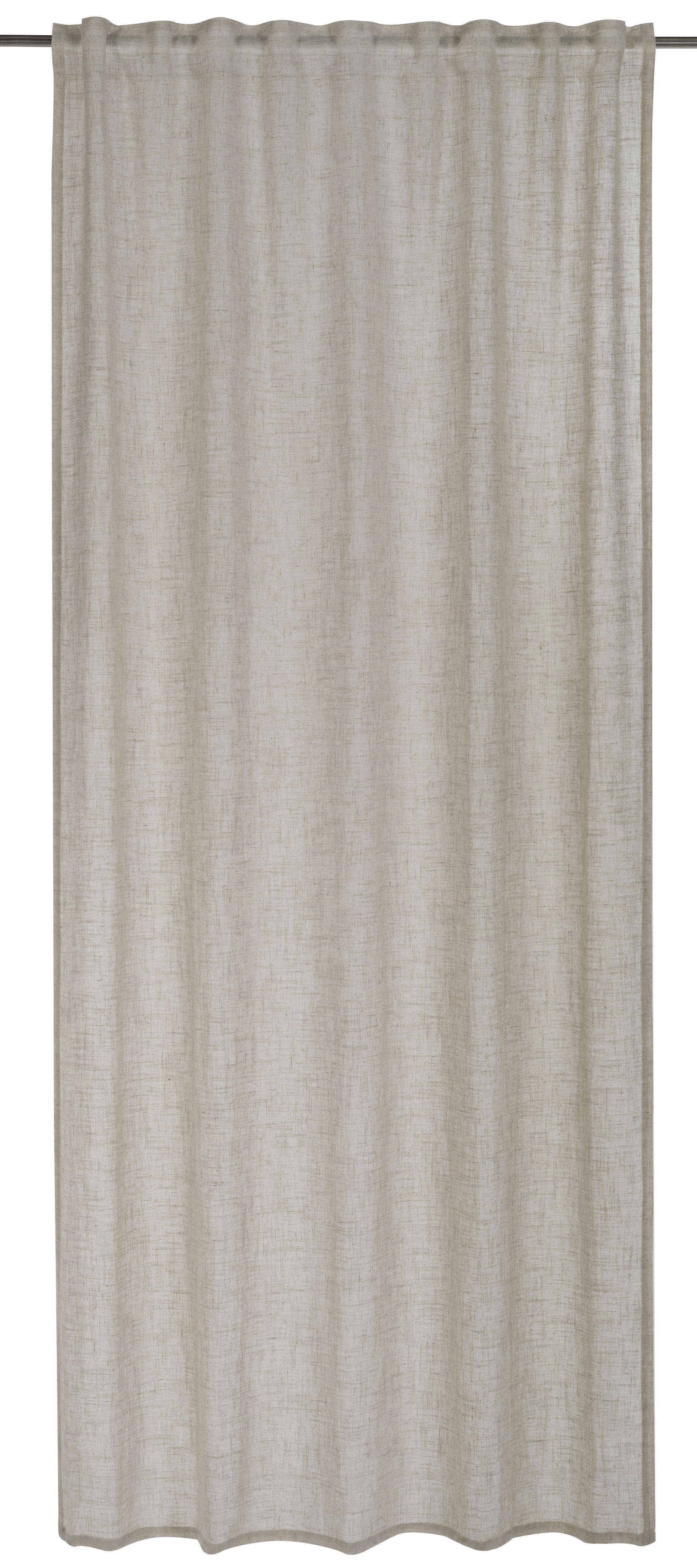 Gardine Emotions, halbtransparent, Voile (1 beige Multifunktionsband Home BARBARA Collection, St)