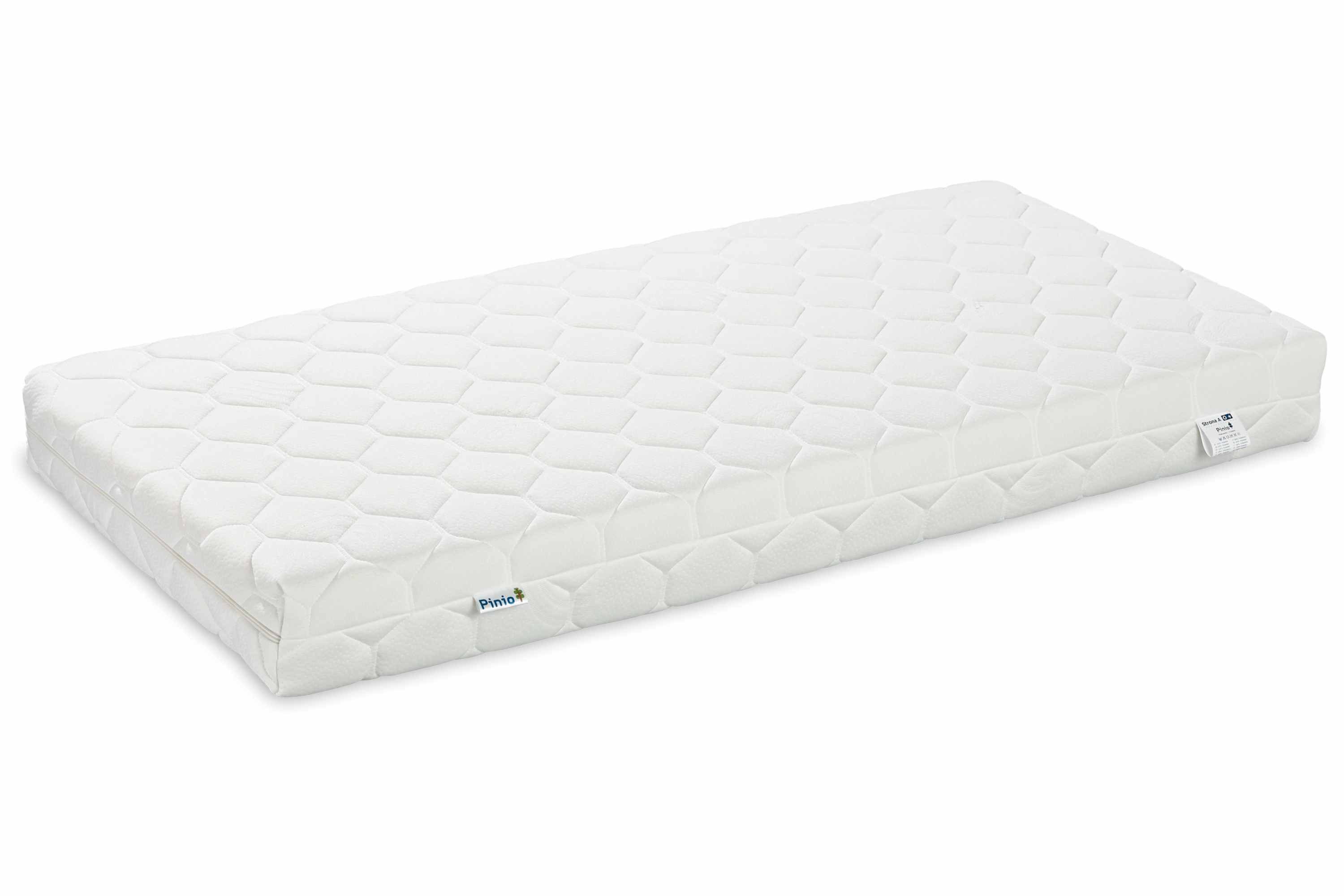 Kindermatratze DAMBI Matratze für Kinderbett, Latex/Schaumstoff, KONSIMO®, 11 cm hoch, hergestellt in der EU, Farbe: Weiß, hochwertig hypoallergen