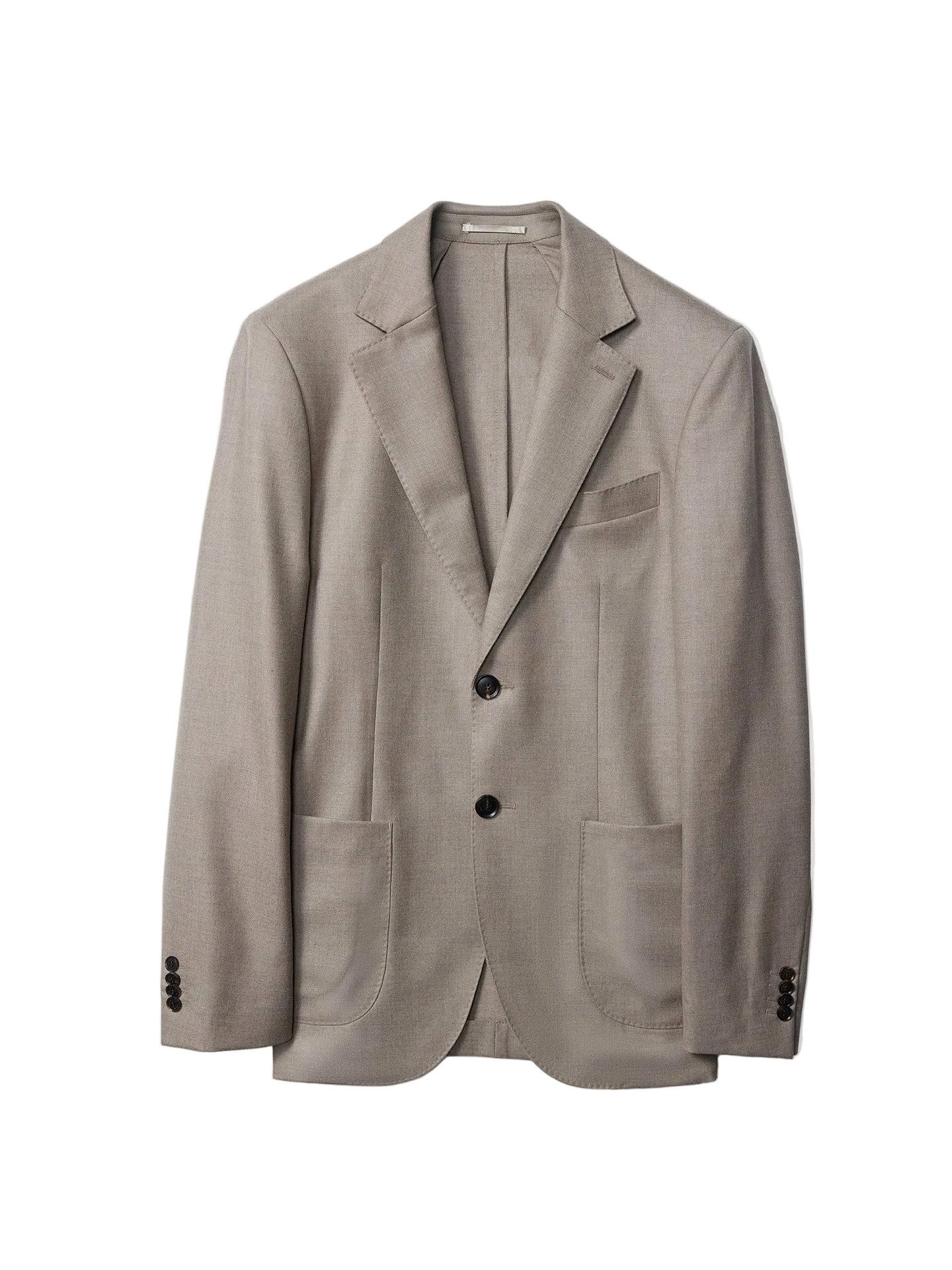 Blusenblazer Einreihiger Herren-Blazer aus Kaschmir