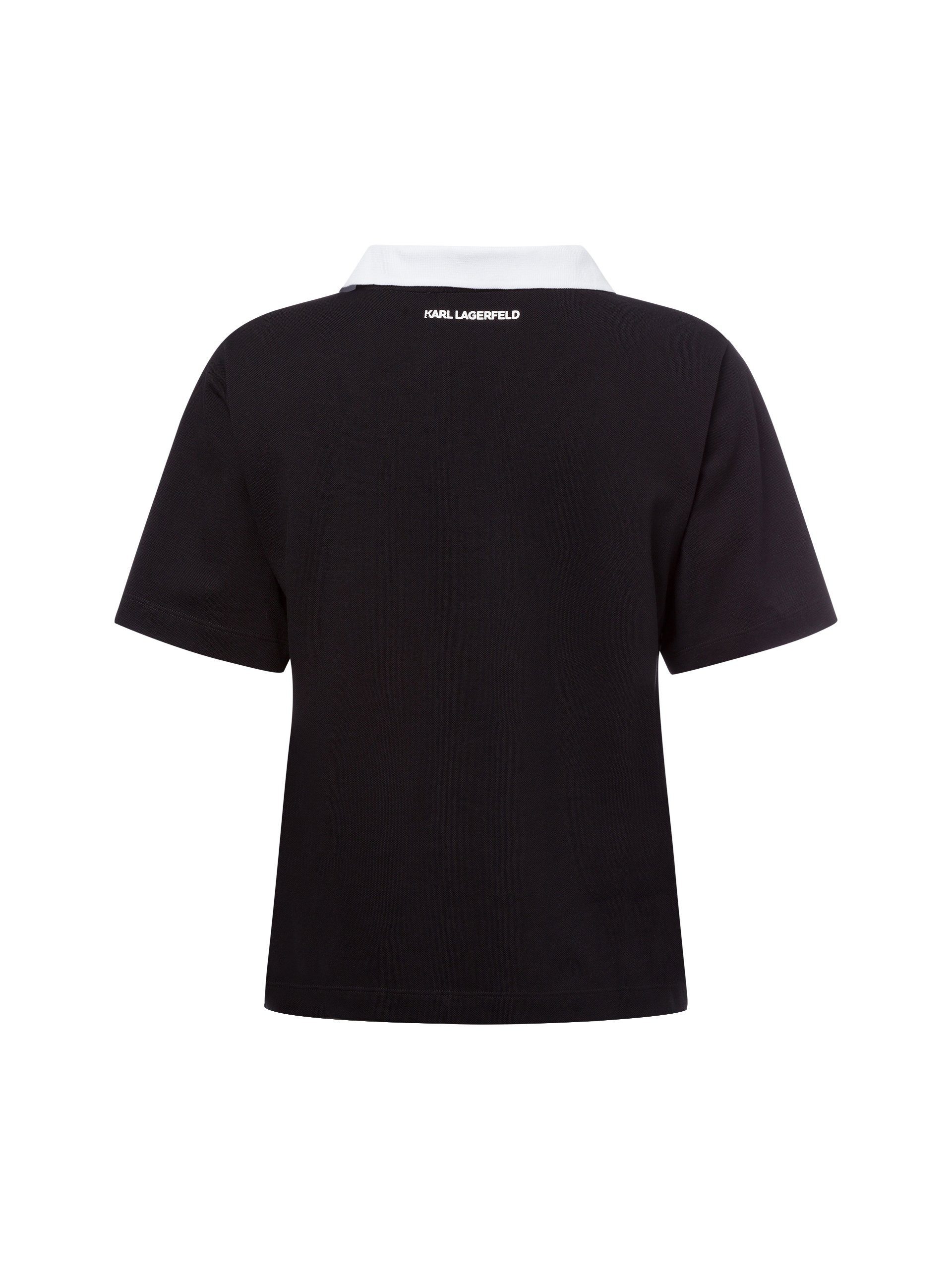KARL LAGERFELD Poloshirt Ikon Patch günstig online kaufen