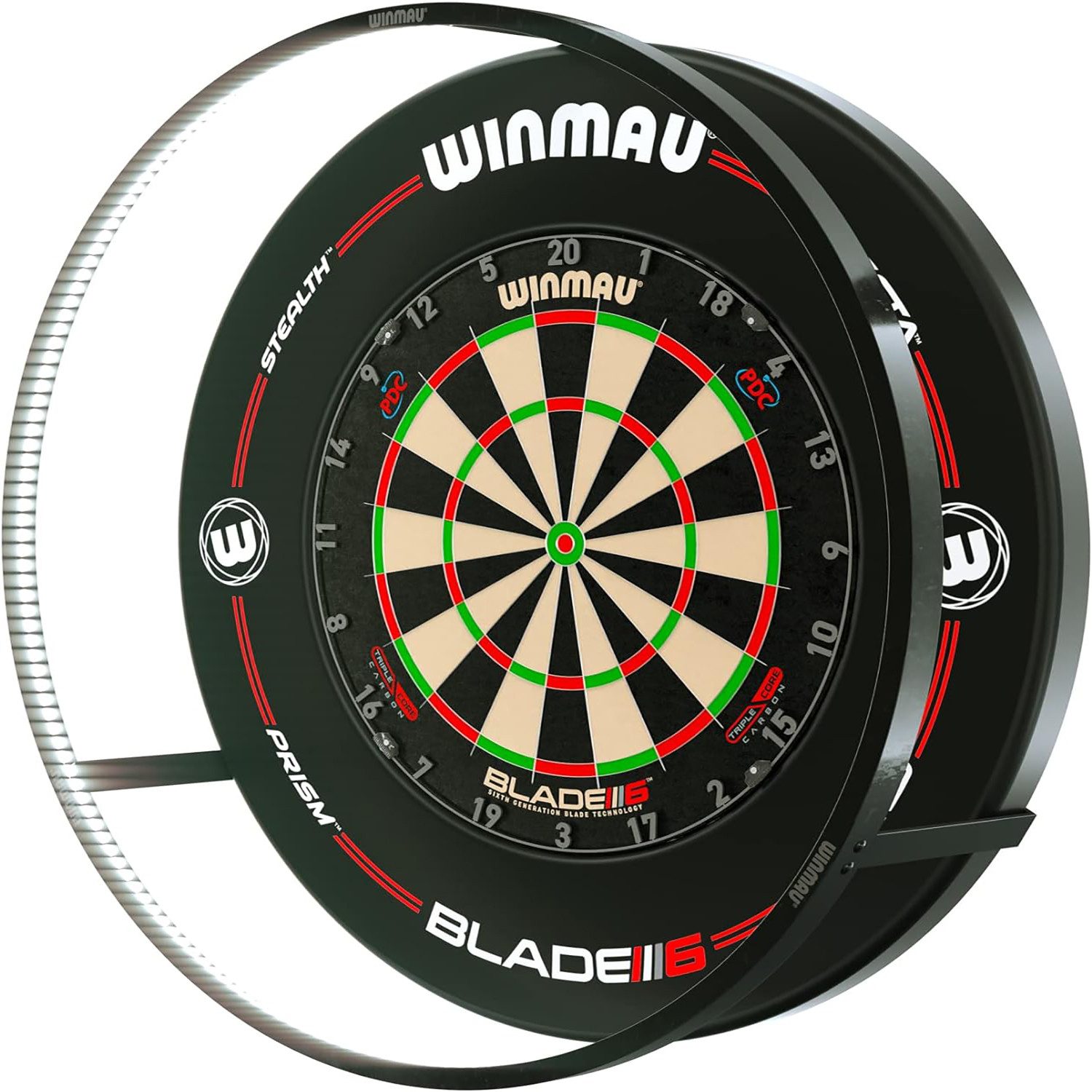 Dartscheibe Winmau Plasma Dartboard Beleuchtung Lichtring