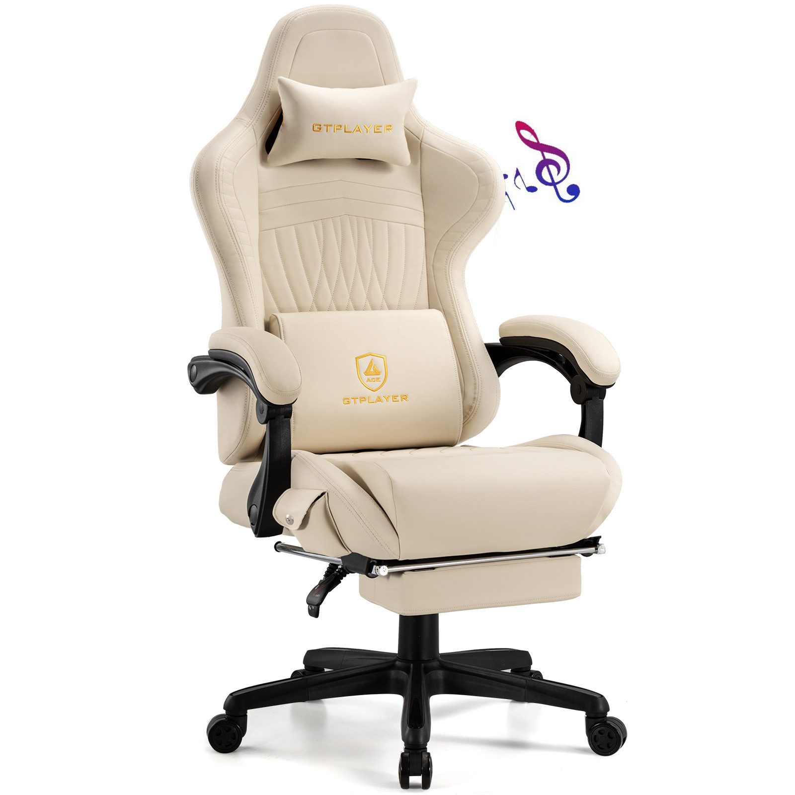 GTPLAYER Gaming-Stuhl ergonomischer Bürostuhl mit HIFI günstig online kaufen