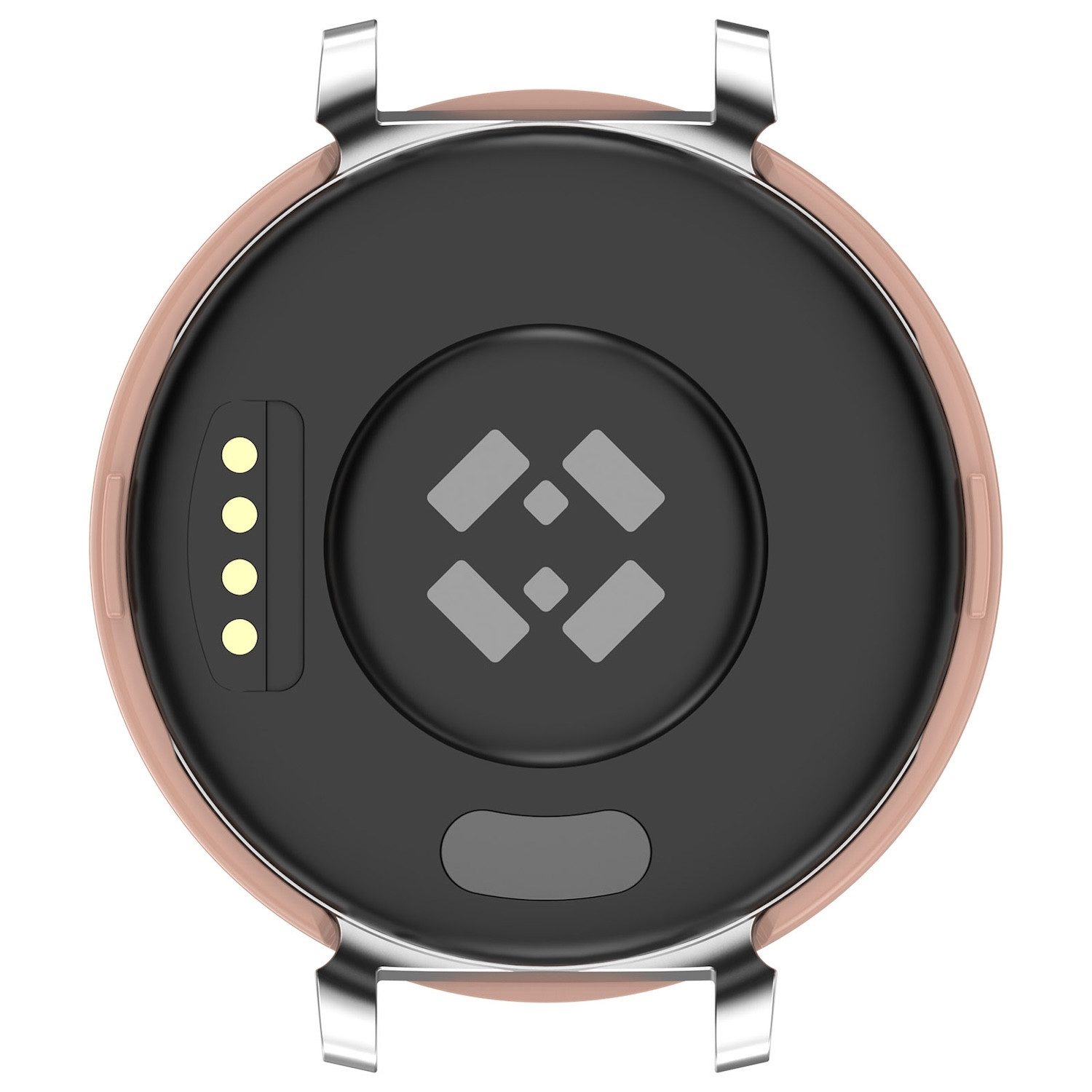 Wigento Smartwatch-Hülle Für Garmin Lily 2 Kunststoff Smart Watch Hülle + H9 Schutz Hart Glas