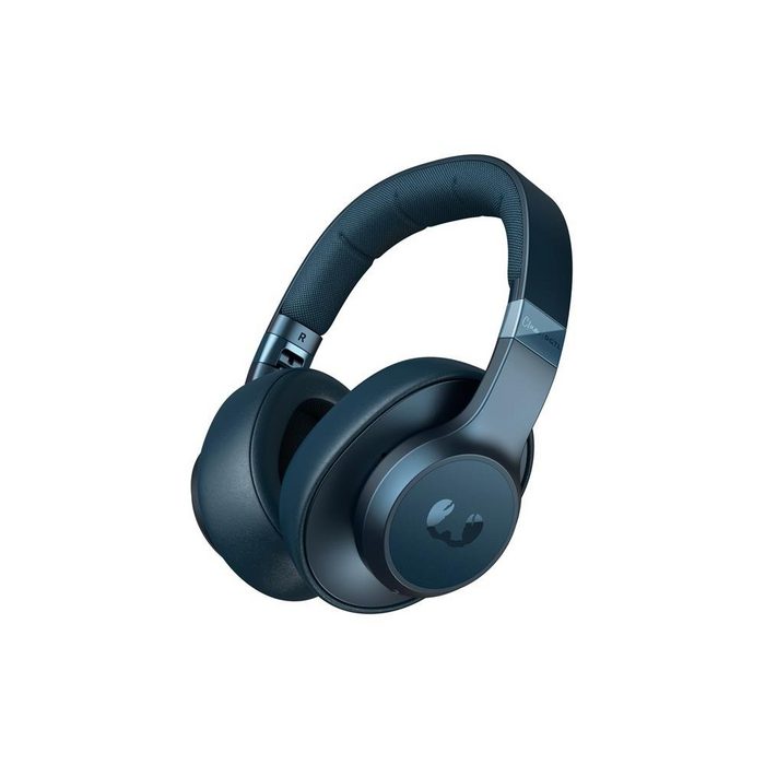 Fresh´n Rebel Clam ANC DGTL Over-Ear-Kopfhörer (Wireless Headset Steel Blue digitale Active Noise Cancelling 26 Stunden Wiedergabezeit mit Tragetasche blau)