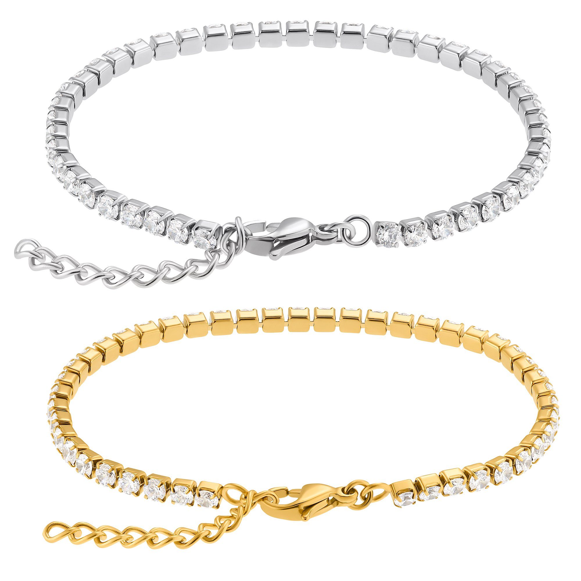 Geschenkset Geschenkverpackung), Armband Plura zwei Damen Heideman (Armband, mit inkl. Set goldfarben Armbändern für