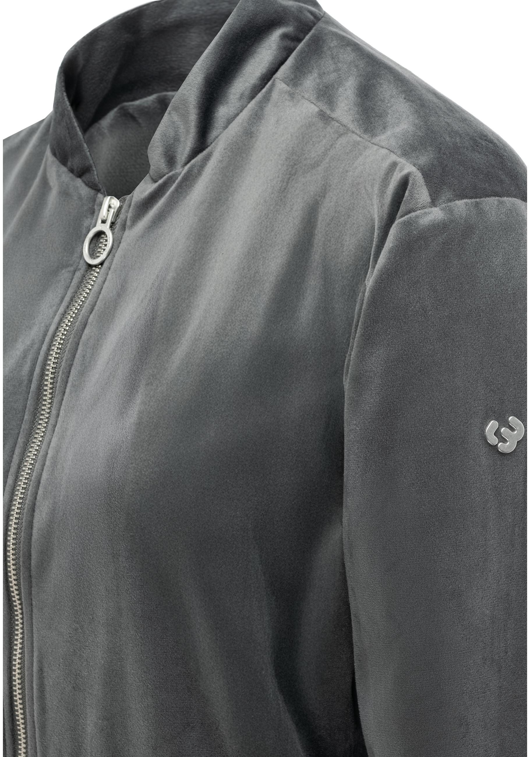 Ragwear Bomberjacke Velvetie Modische Blousonjacke aus kuscheligem Samt – Bild 5 von 5