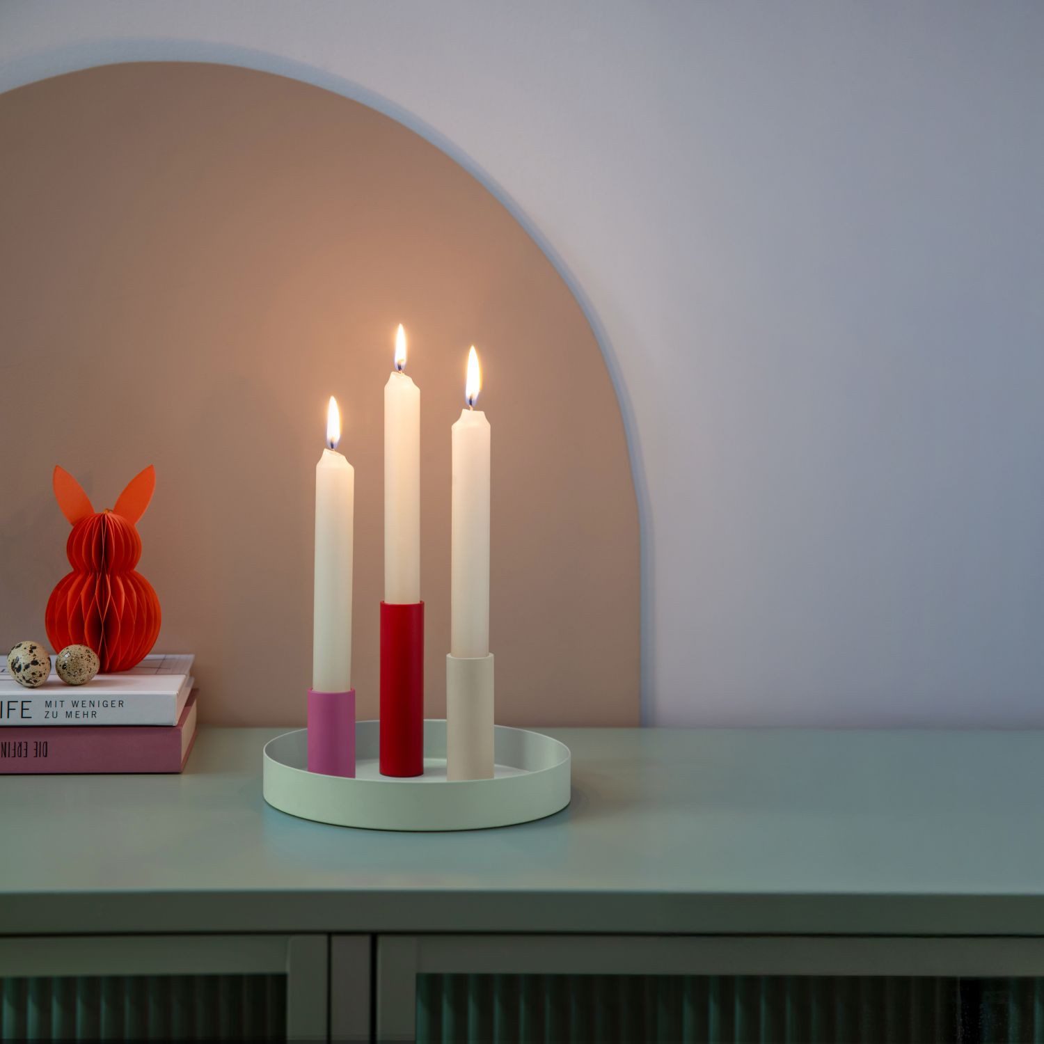 Remember Kerzenhalter Luna Mini Blau günstig online kaufen