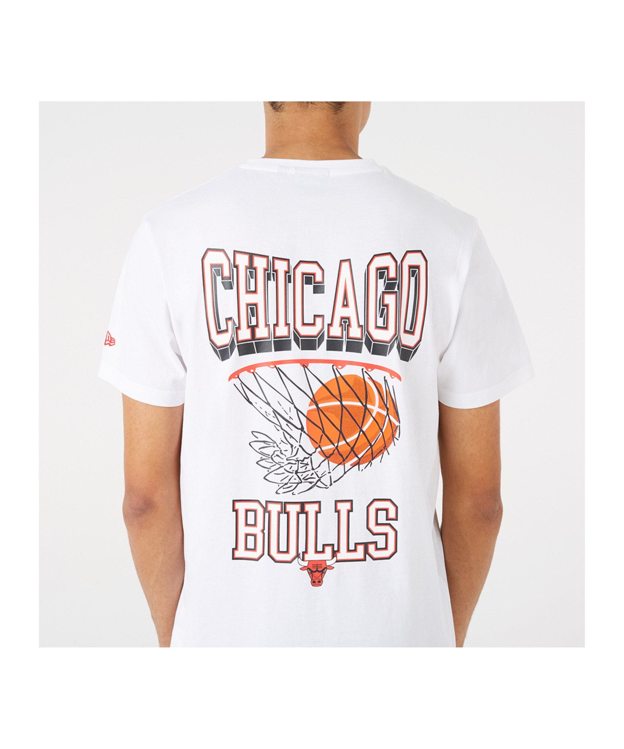 Herren Shirts New Era T-Shirt Chicago Bulls Graphic Hoop T-Shirt default