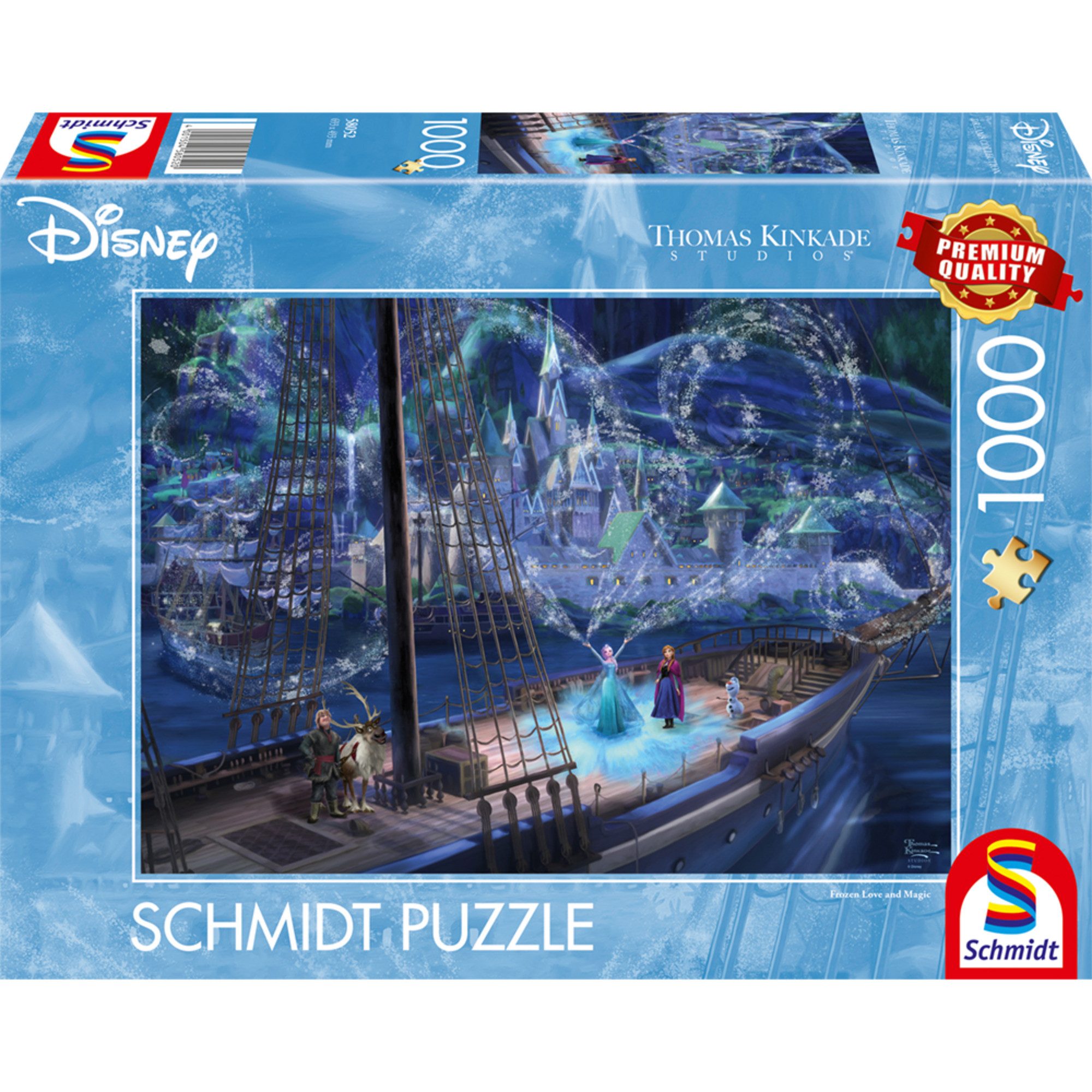 Schmidt Spiele Puzzle Schmidt Spiele Thomas Kinkade Studios: Disney -, 1000 Puzzleteile