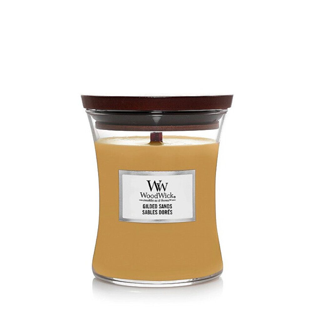 Woodwick Duftkerze Gilded Sands Duftkerze mit hölzernem Docht 275g