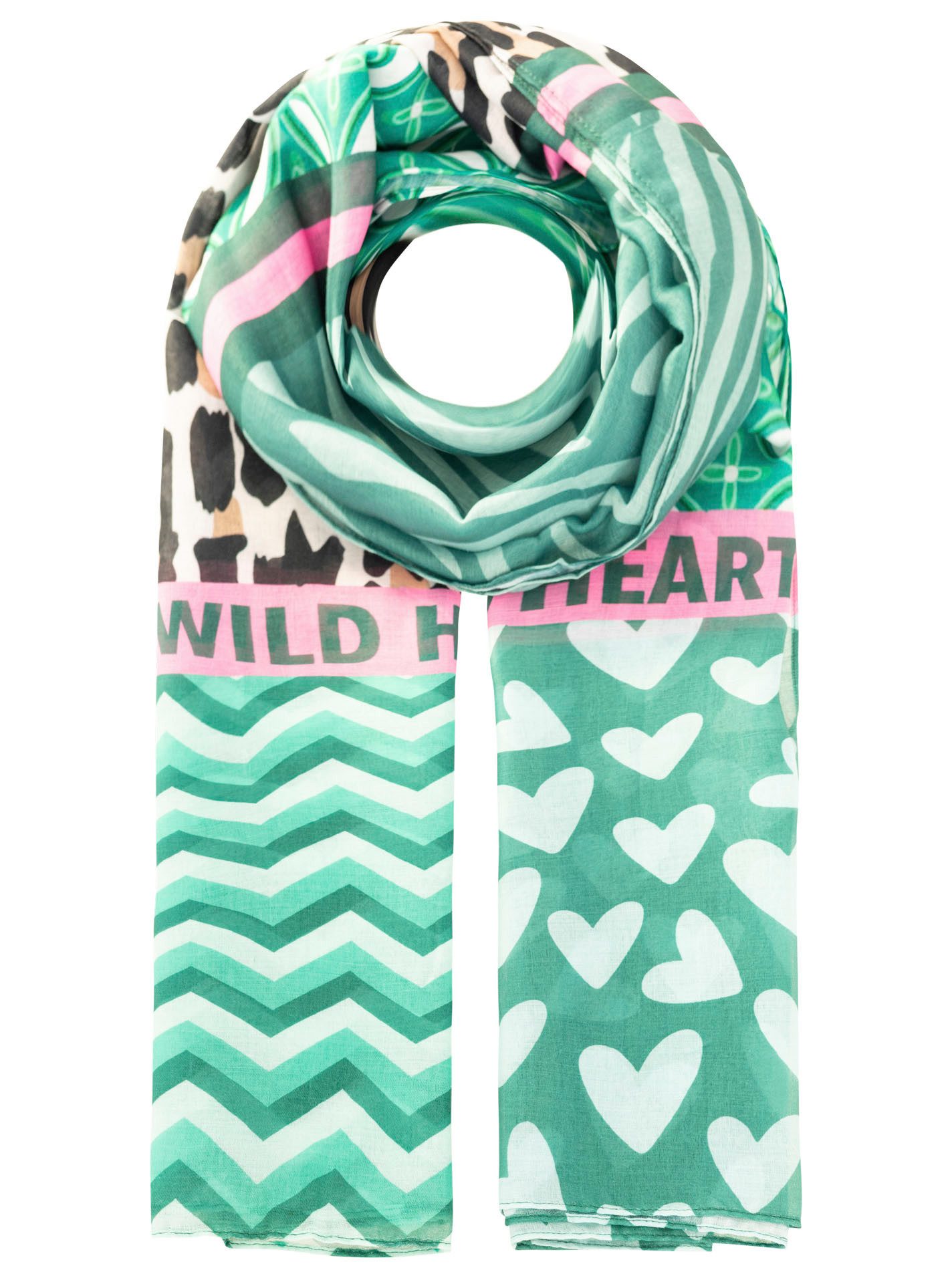 Zwillingsherz Schal Viskose Mix "Wild Heart günstig online kaufen