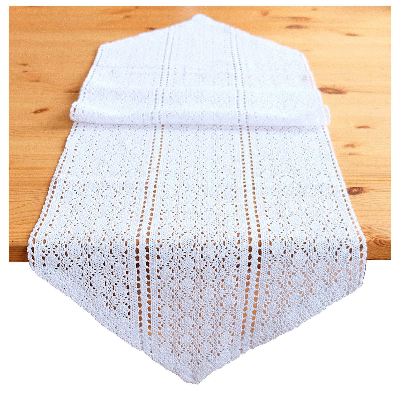 heimtexland Tischdecke heimtexland ® Tischwäsche Häkelspitze Landhaus Tisch günstig online kaufen