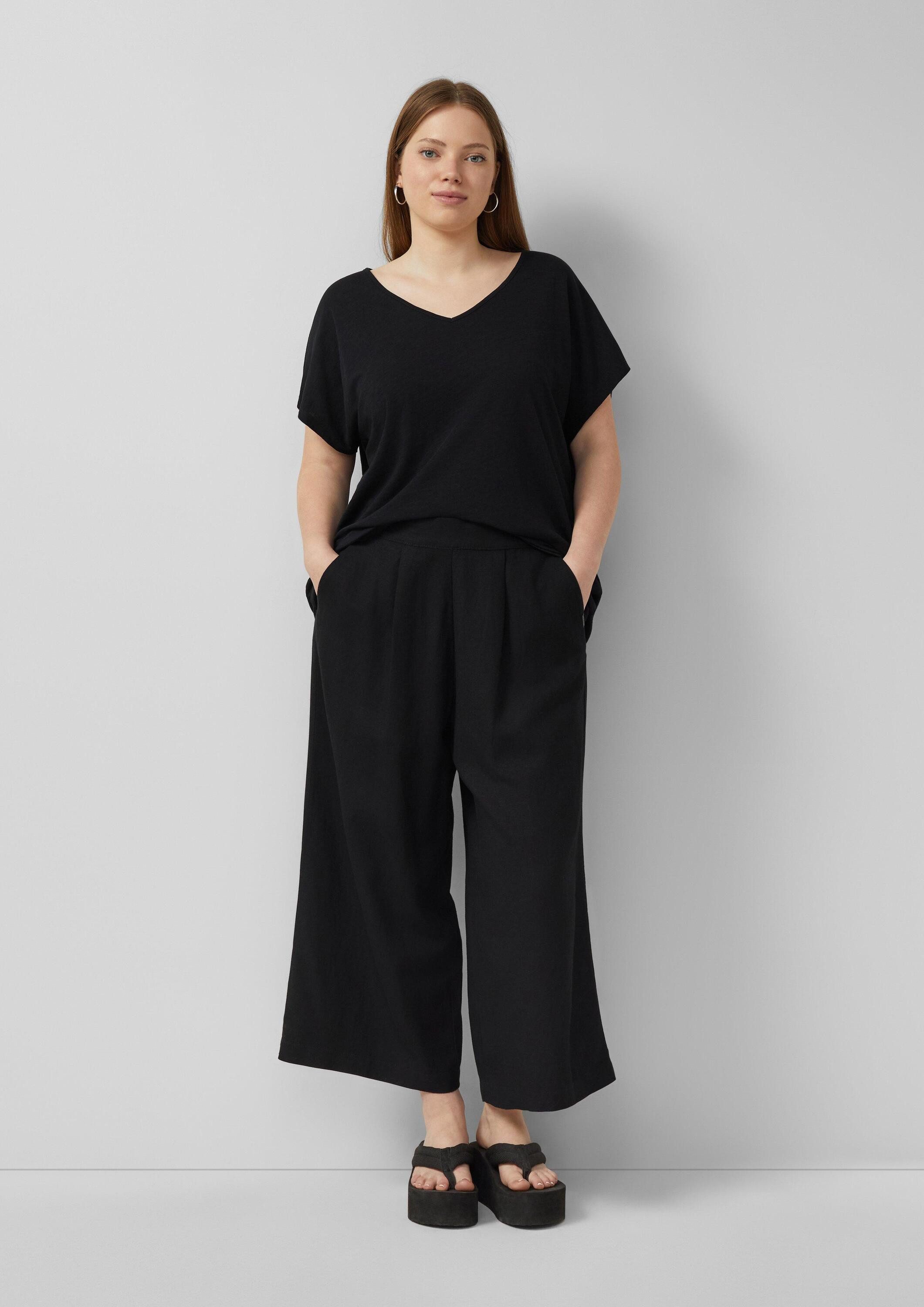 QS 7/8-Hose Hose Culotte aus Leinemix