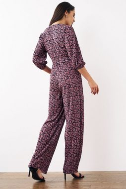 Next Jumpsuit Plissierter Overall mit langen Ärmeln, grün (1-tlg)