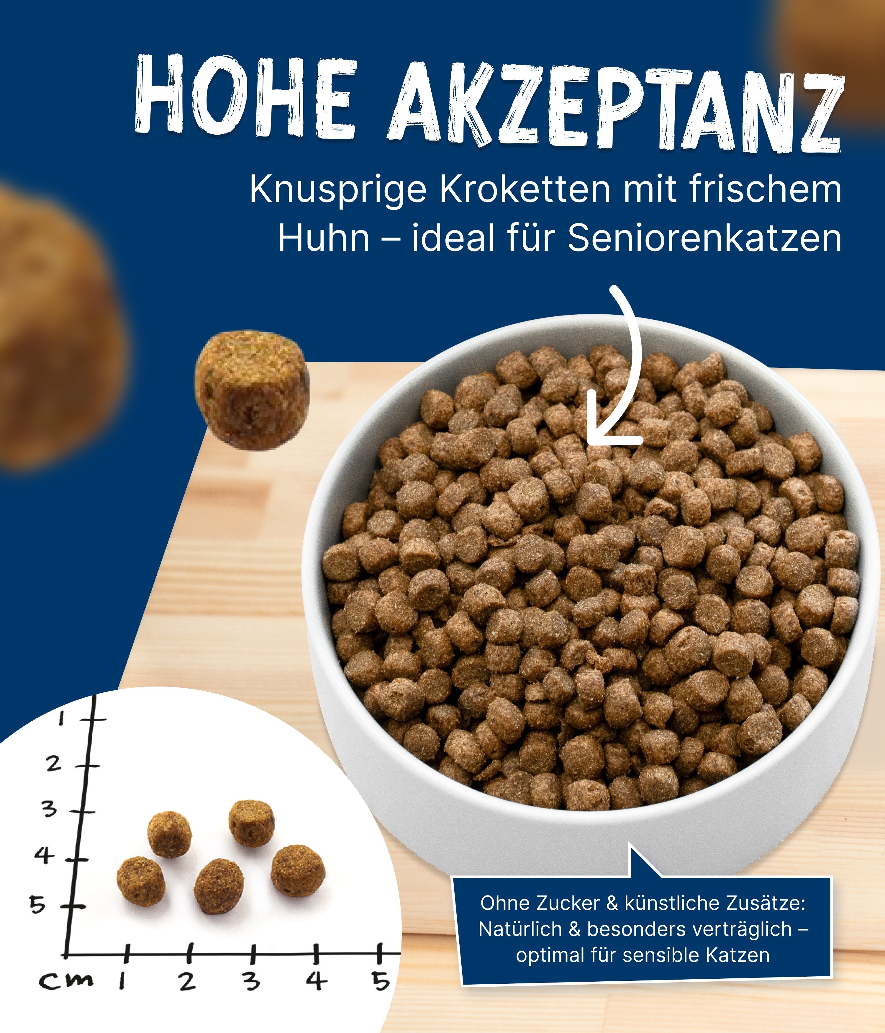 NutriQM Katzentrockenfutter Nutriness Senior Huhn