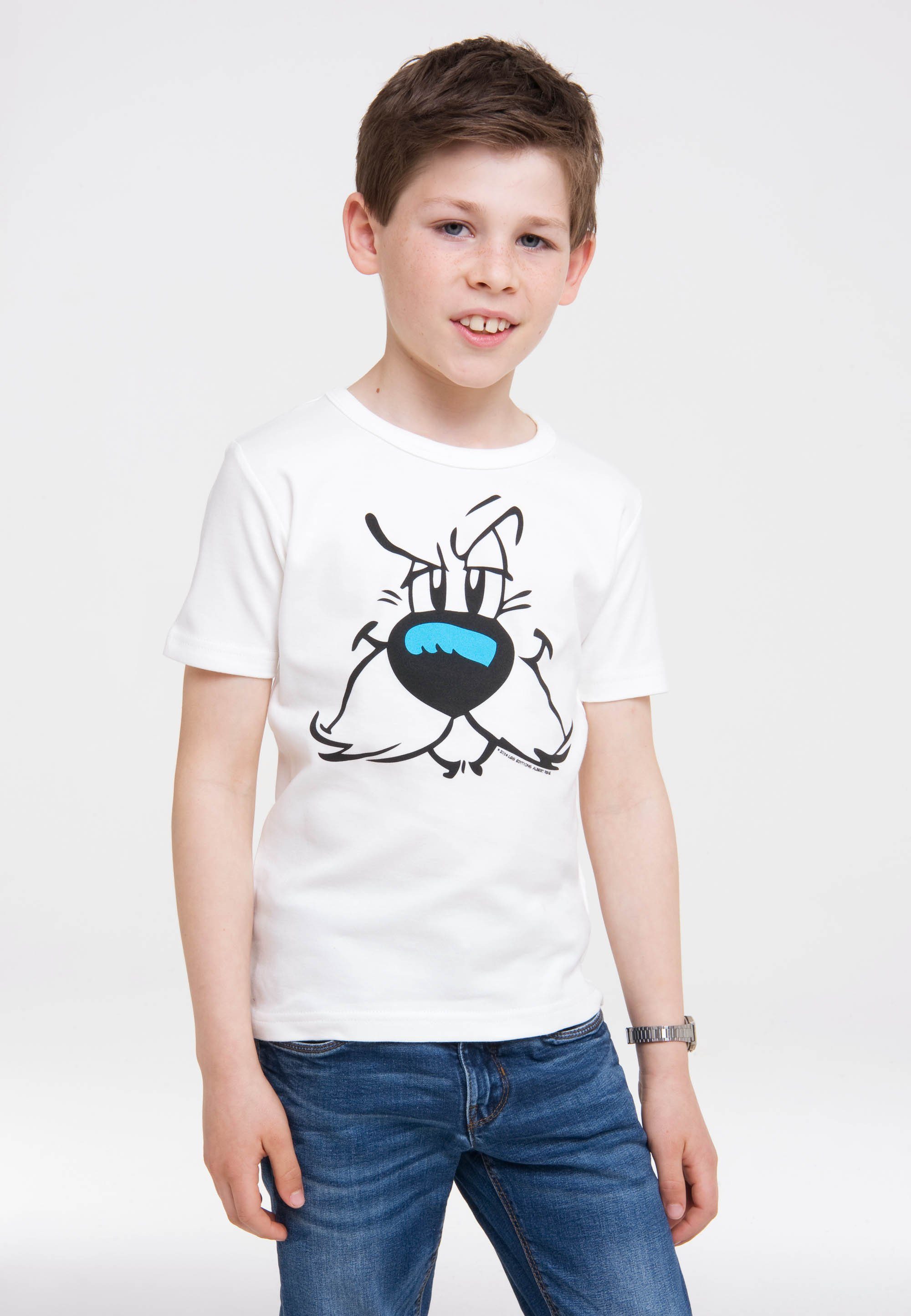 LOGOSHIRT T-Shirt Idefix - Faces - Asterix mit tollem Frontdruck