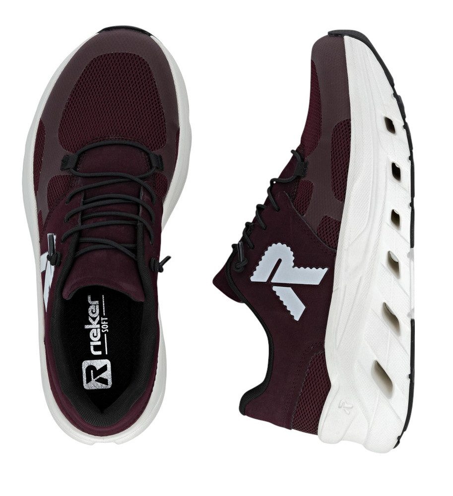Rieker Stratfort W3500 bordeaux Damen Sneaker
