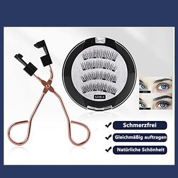 Juoungle Wimpernfarbe Magnetische Wimpern wiederverwendbare magnetische Wimpern Magnetisch