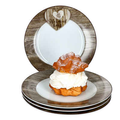 Ritzenhoff & Breker Тарілка для сніданку 4er Set Dessert- Тортова тарілка 20,5cm Herz Chalet - Ritzenhoff 407747