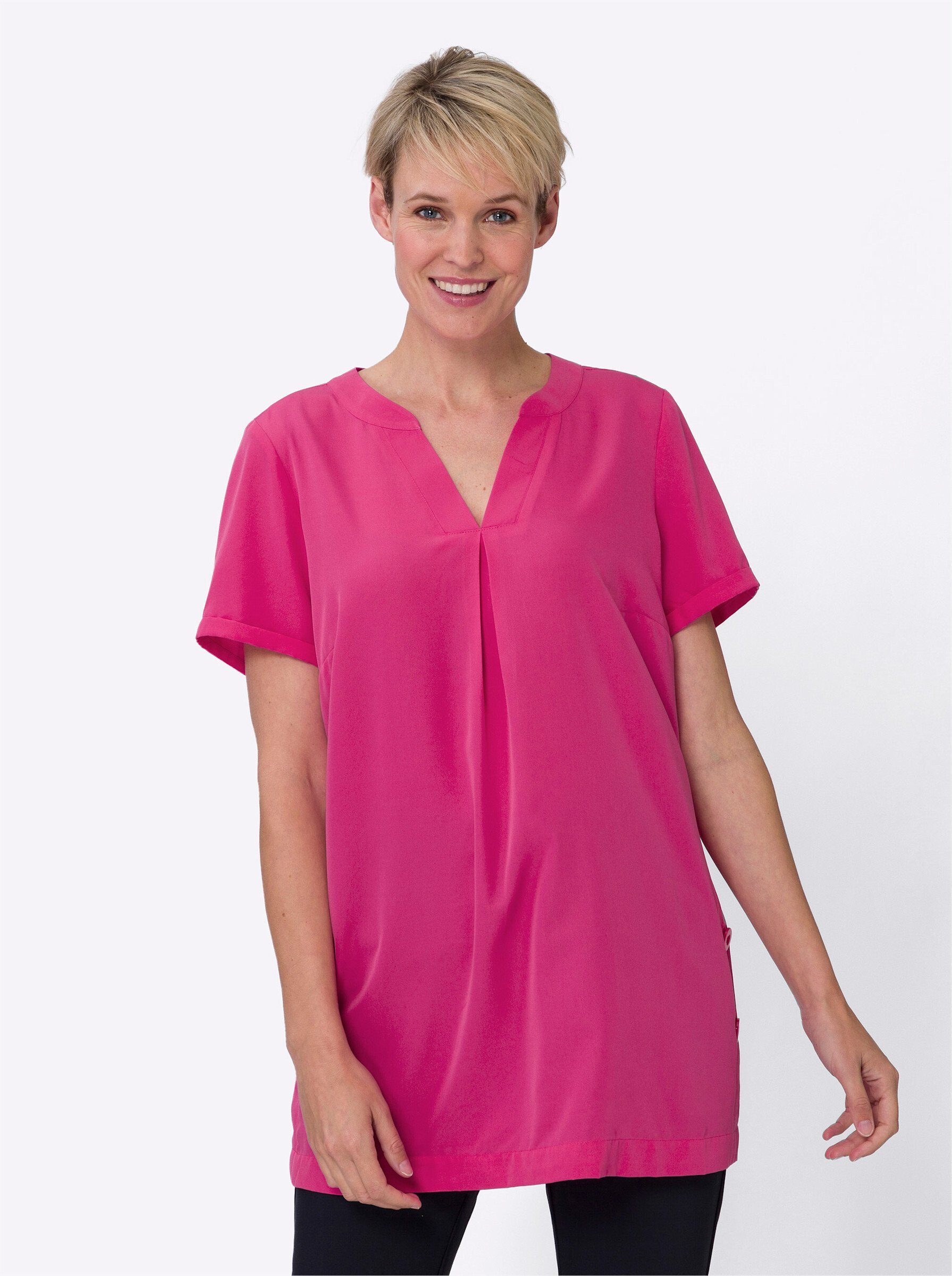 Sieh an! Bluse Klassische fuchsia