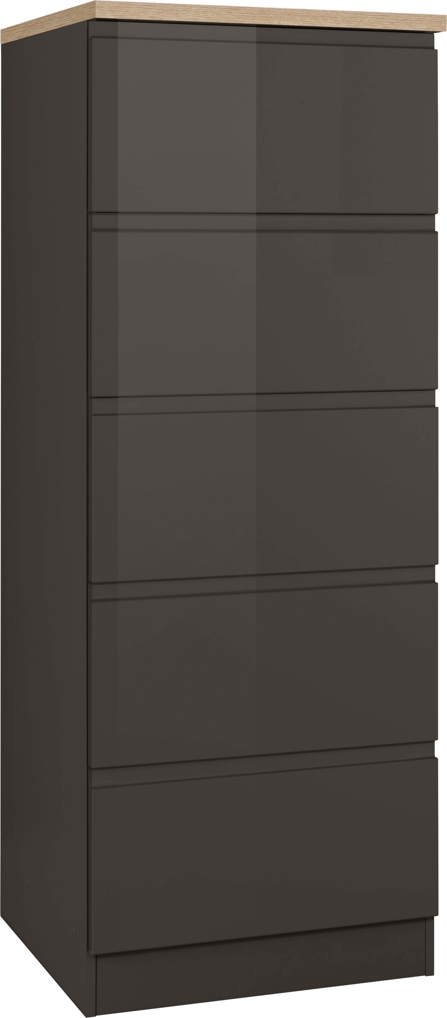 HELD MÖBEL Vorratsschrank Virginia 60 cm breit, mit 5 Auszügen