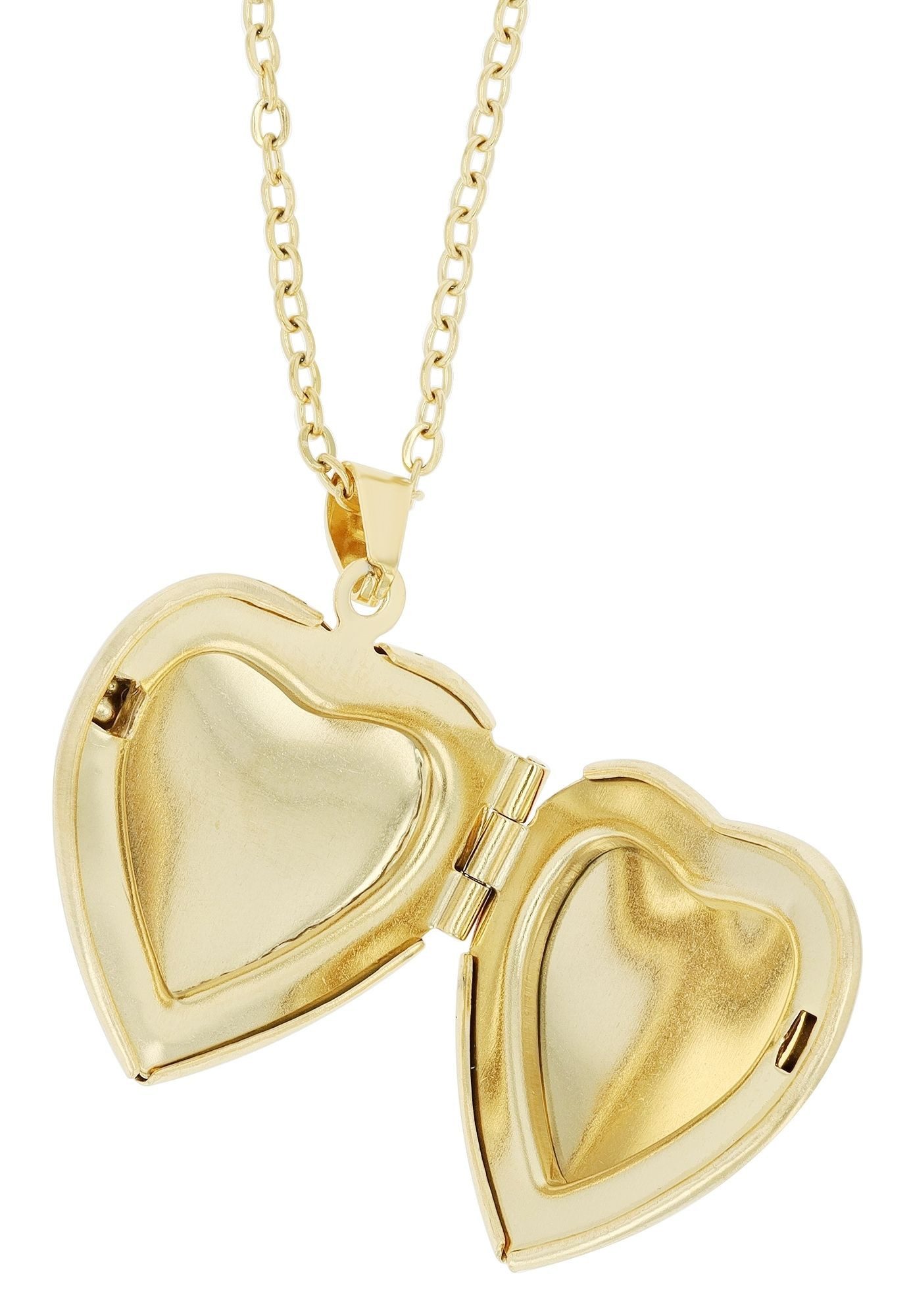 AKZENT Kette mit Anhänger Oria Edelstahl silber Damen wasserfest, Damen Ket günstig online kaufen