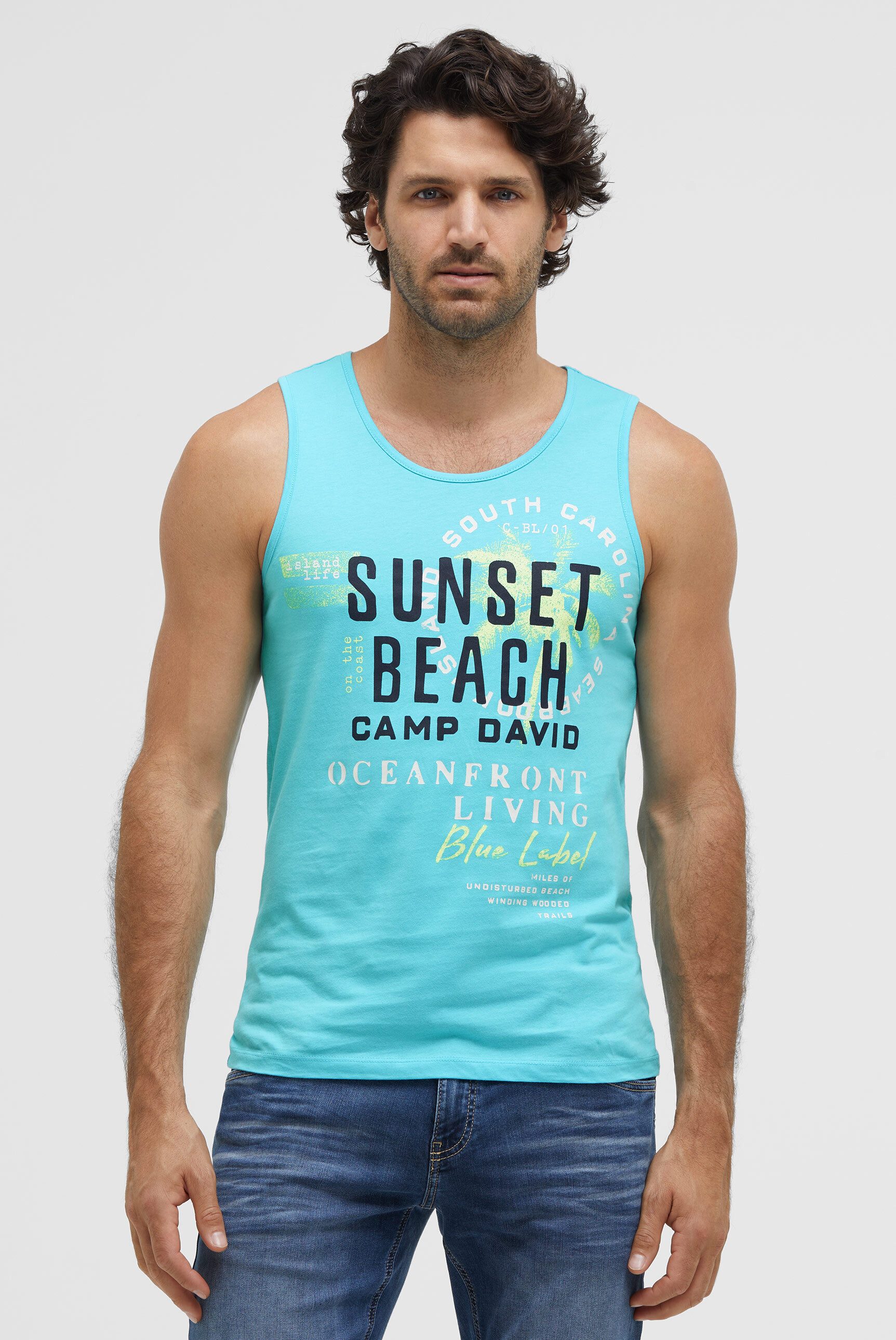 CAMP DAVID Tanktop aus Baumwolle