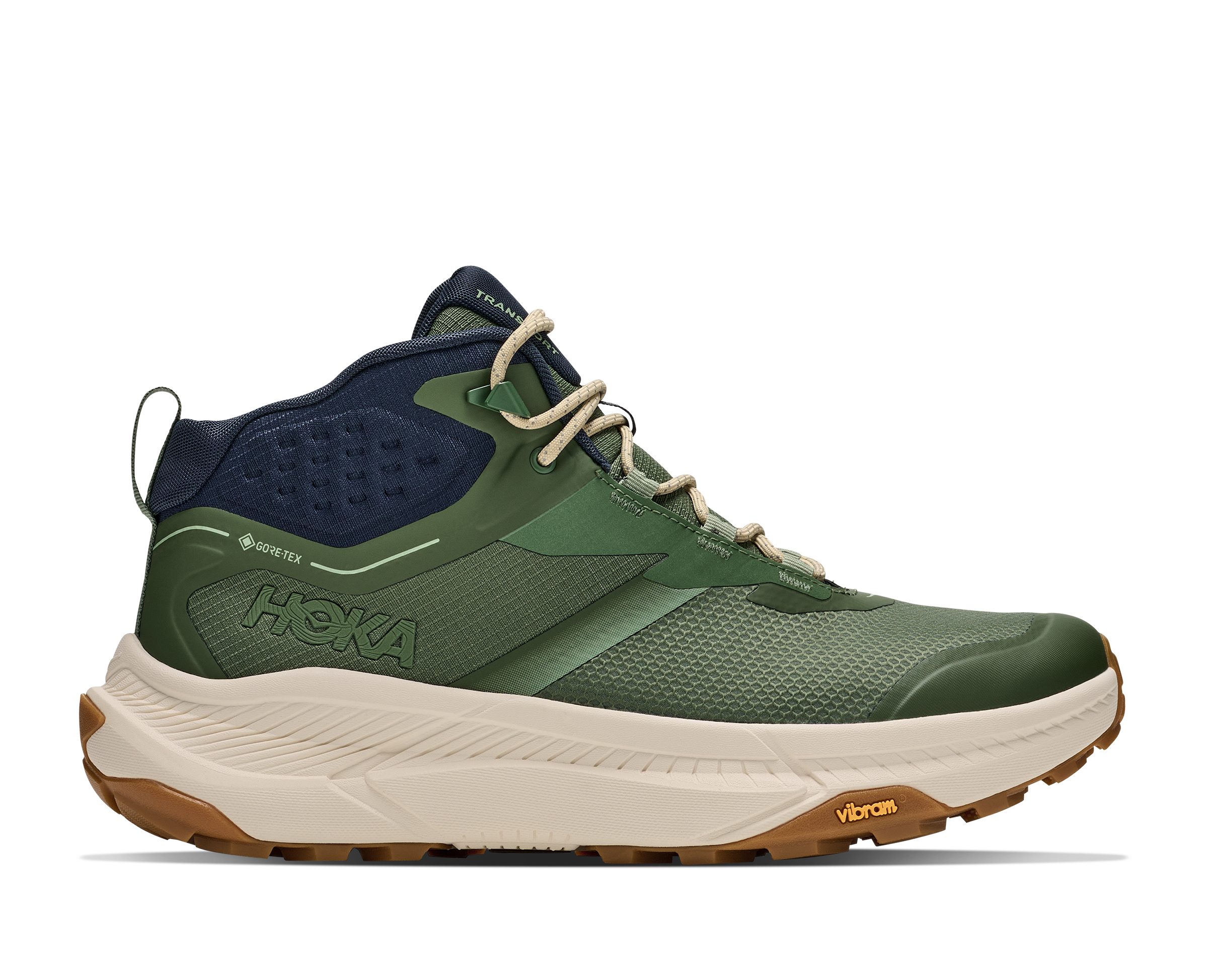 Hoka One One Transport Hike Gore-Tex Wanderschuh mit wasserdichter Membran, stark profiliertes Laufsohlenprofil