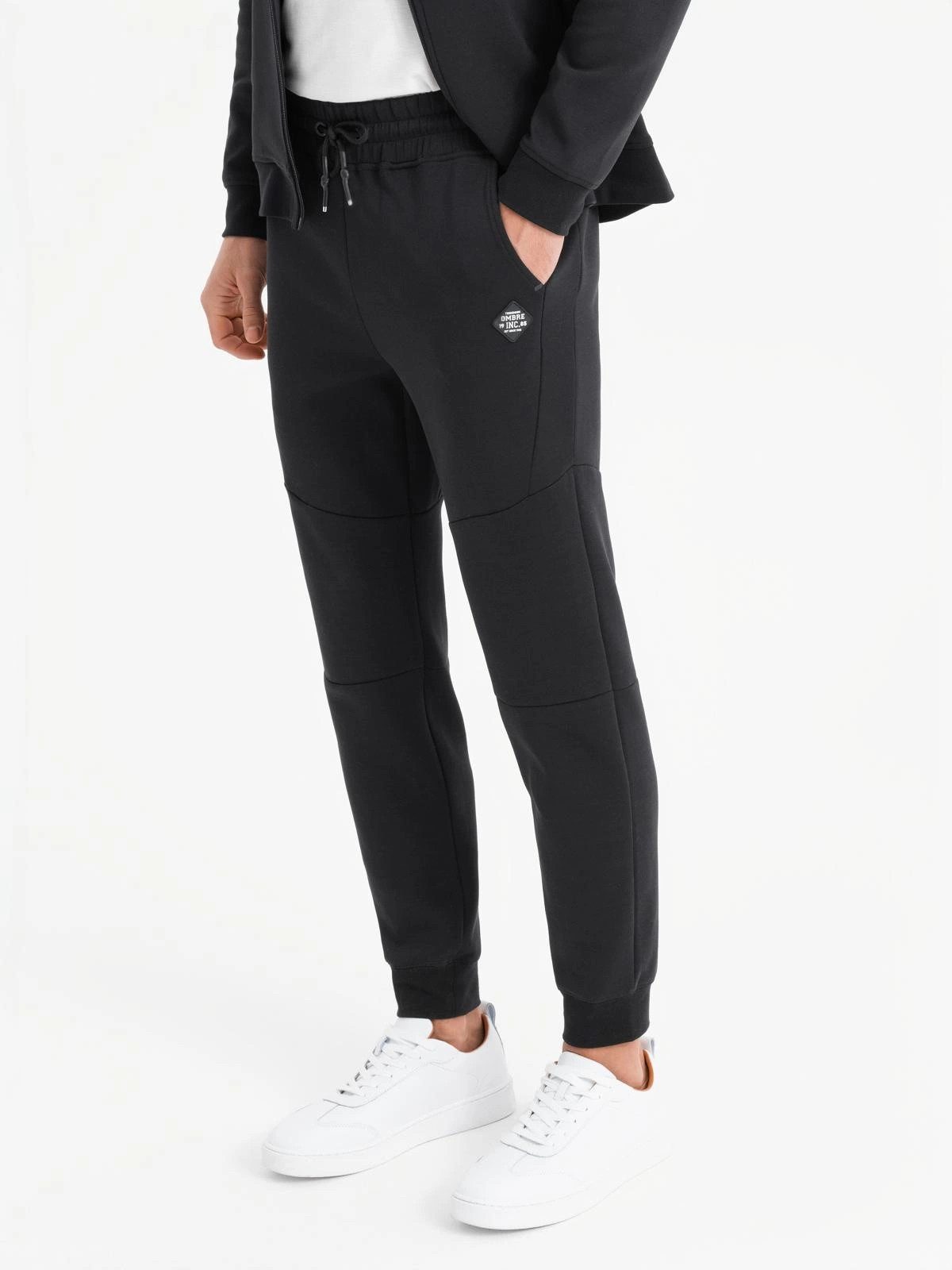 OMBRE Sweathose Sweatpants mit geripptem Bund günstig online kaufen