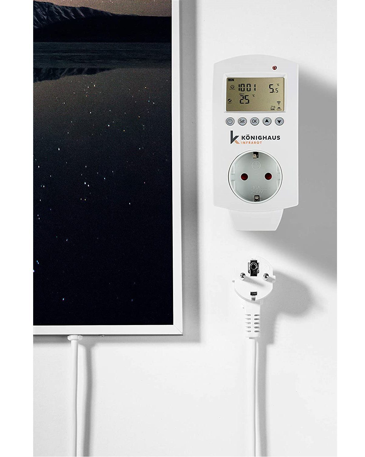 Könighaus Infrarotheizung Bild-Serie 600W, hohe Effizienz, Made in Germany, sehr angenehme Strahlungswärme