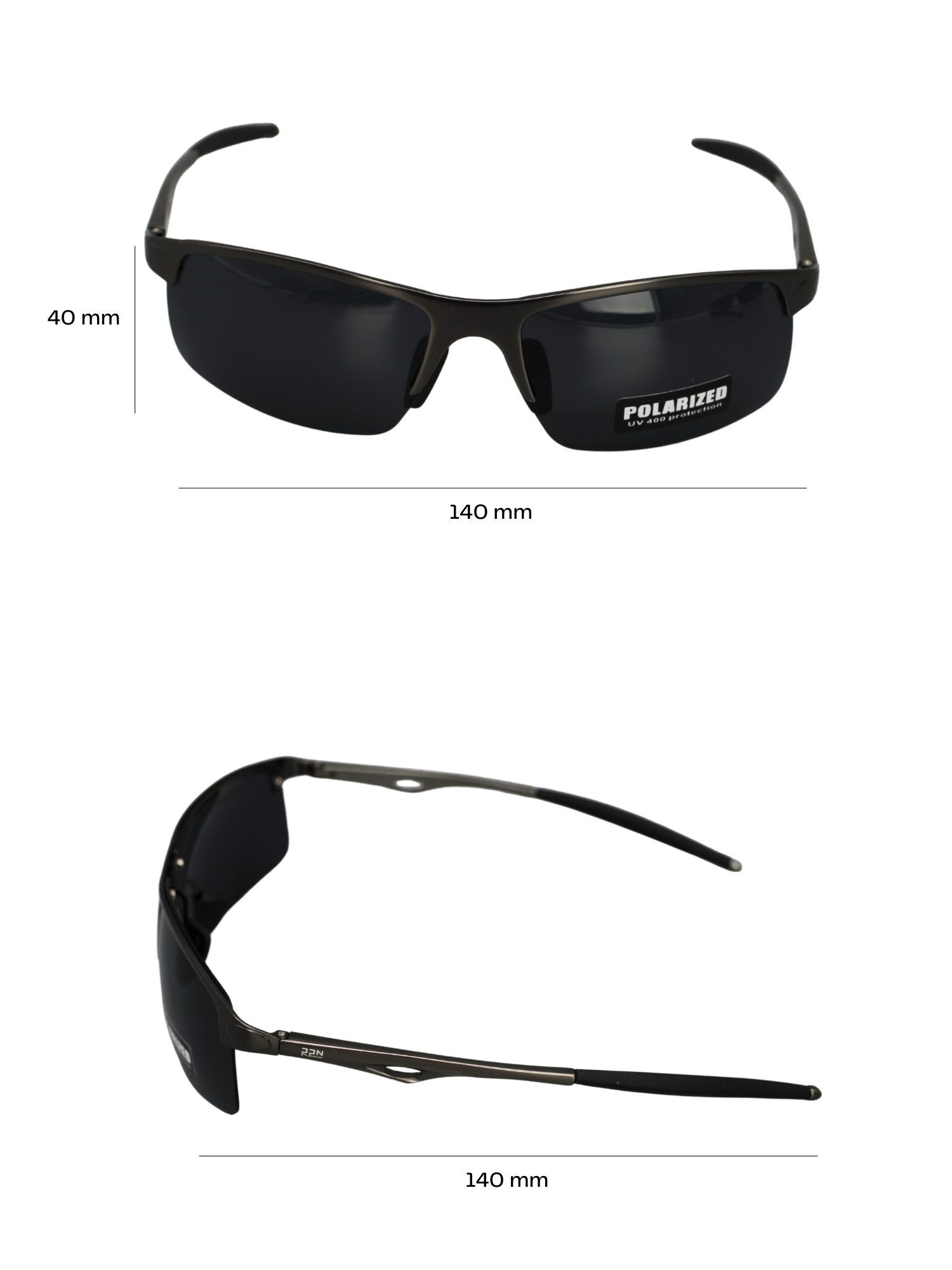 ANTALUX Sonnenbrille Polarisierte Sonnenbrille Herren/Damen, UV 400 Sonnenbrille mit Etui