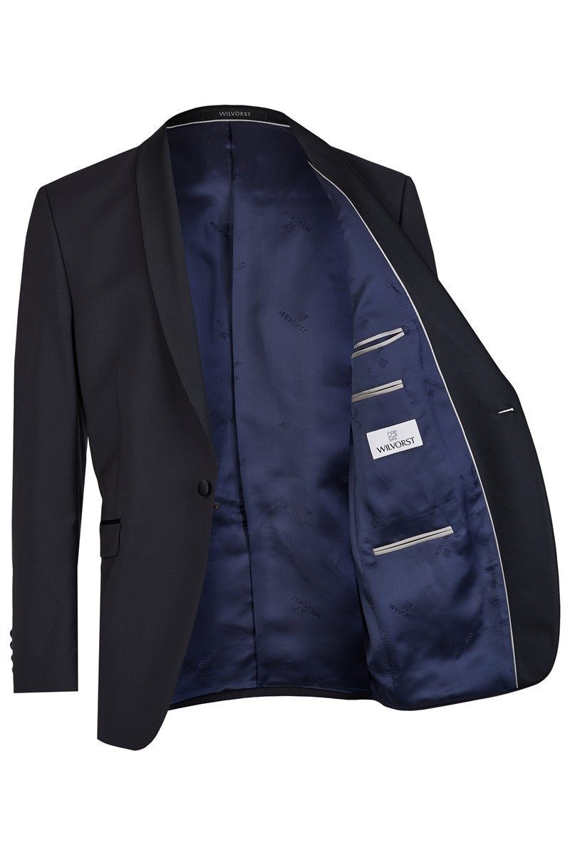 Wilvorst Smokingsakko Wilvorst CLASSICs Herren Smokingsakko Modern-Fit Mitternachtsblau