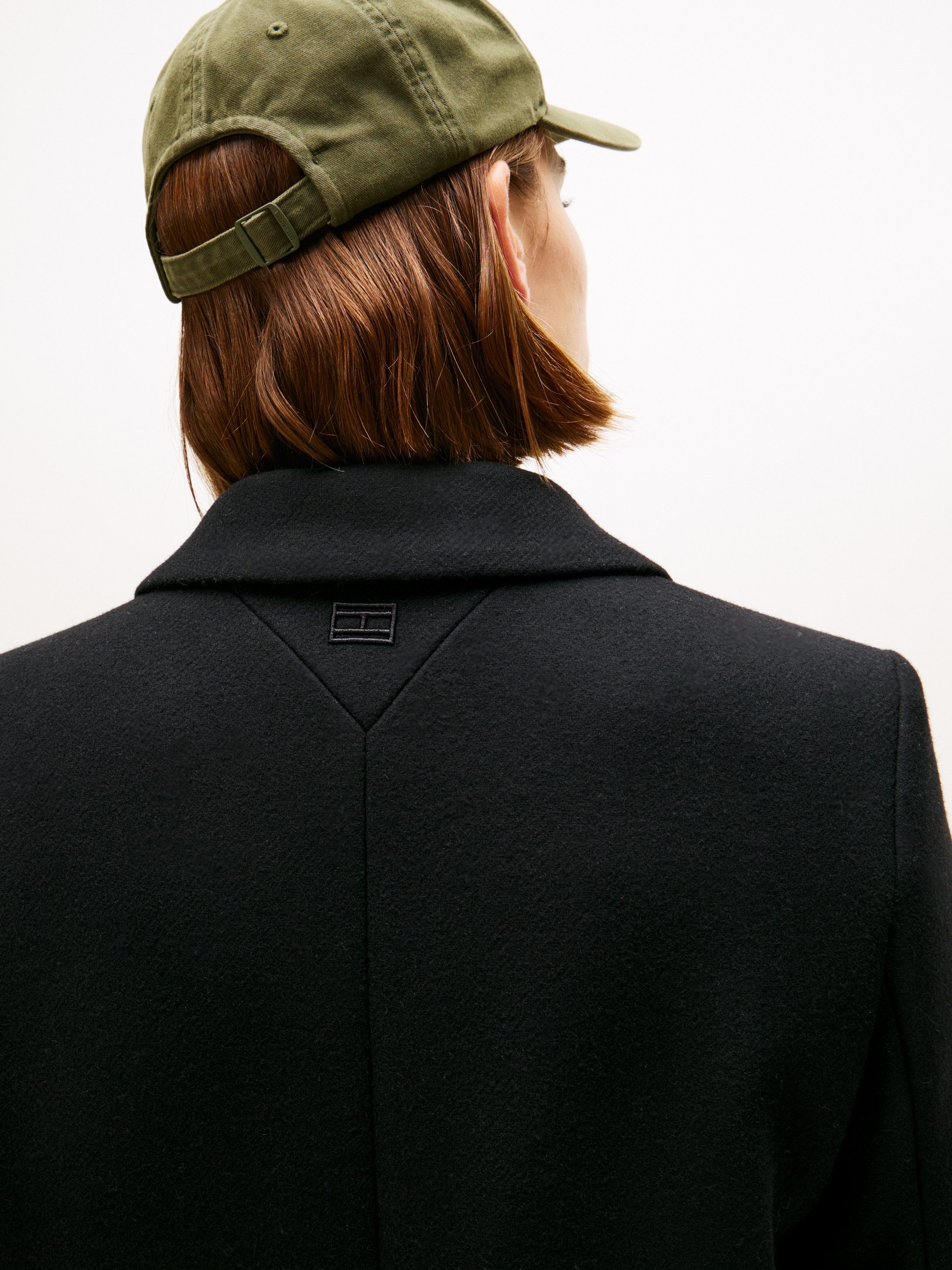 Tommy Hilfiger Langmantel CLASSIC SB WOOL REG MAXI COAT mit Wolle und Kasch günstig online kaufen