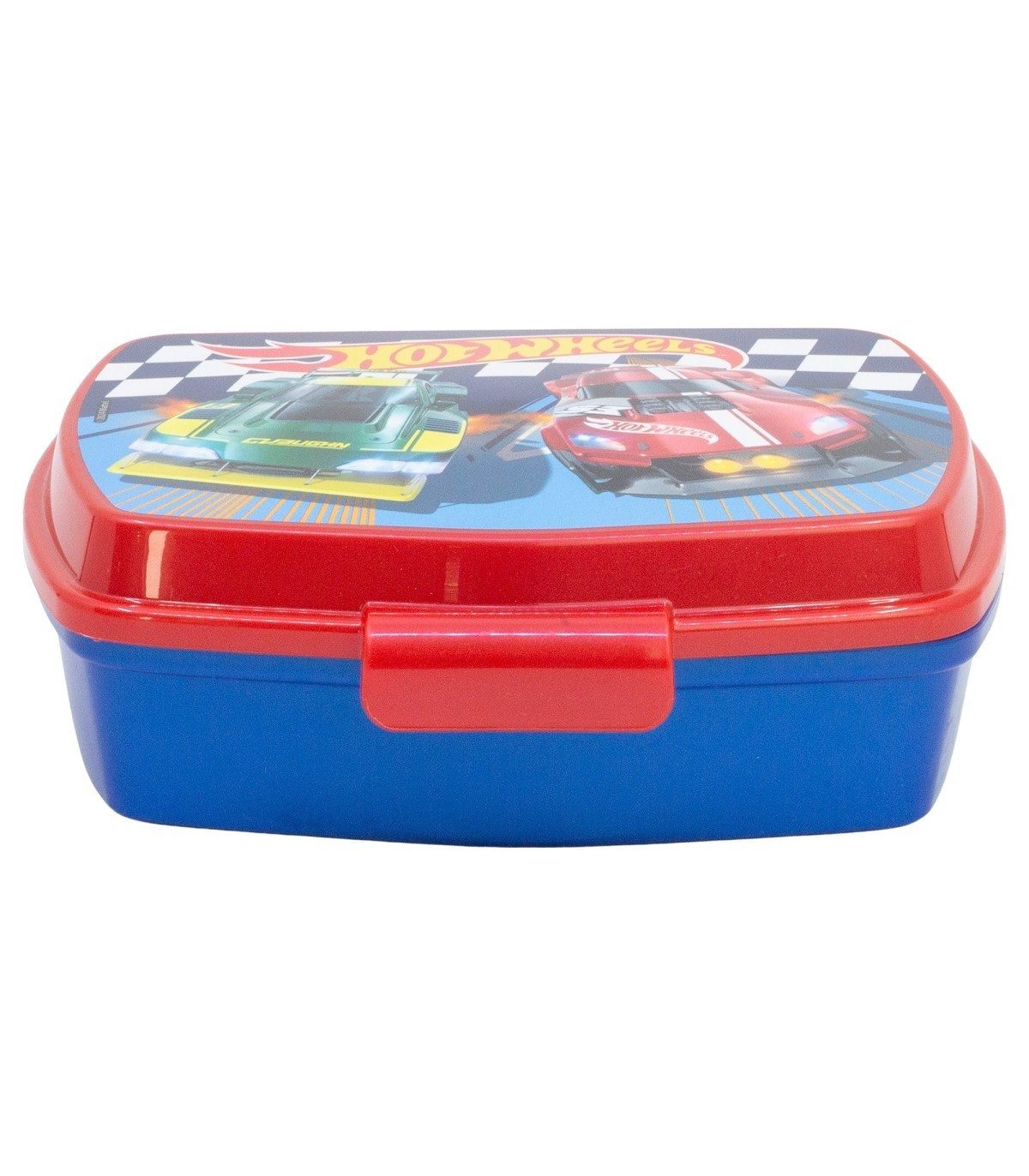 Hot Wheels Lunchbox Lunchbox Kinder Brotdose für Schule Freizeit und Ausflug, Polyethylen