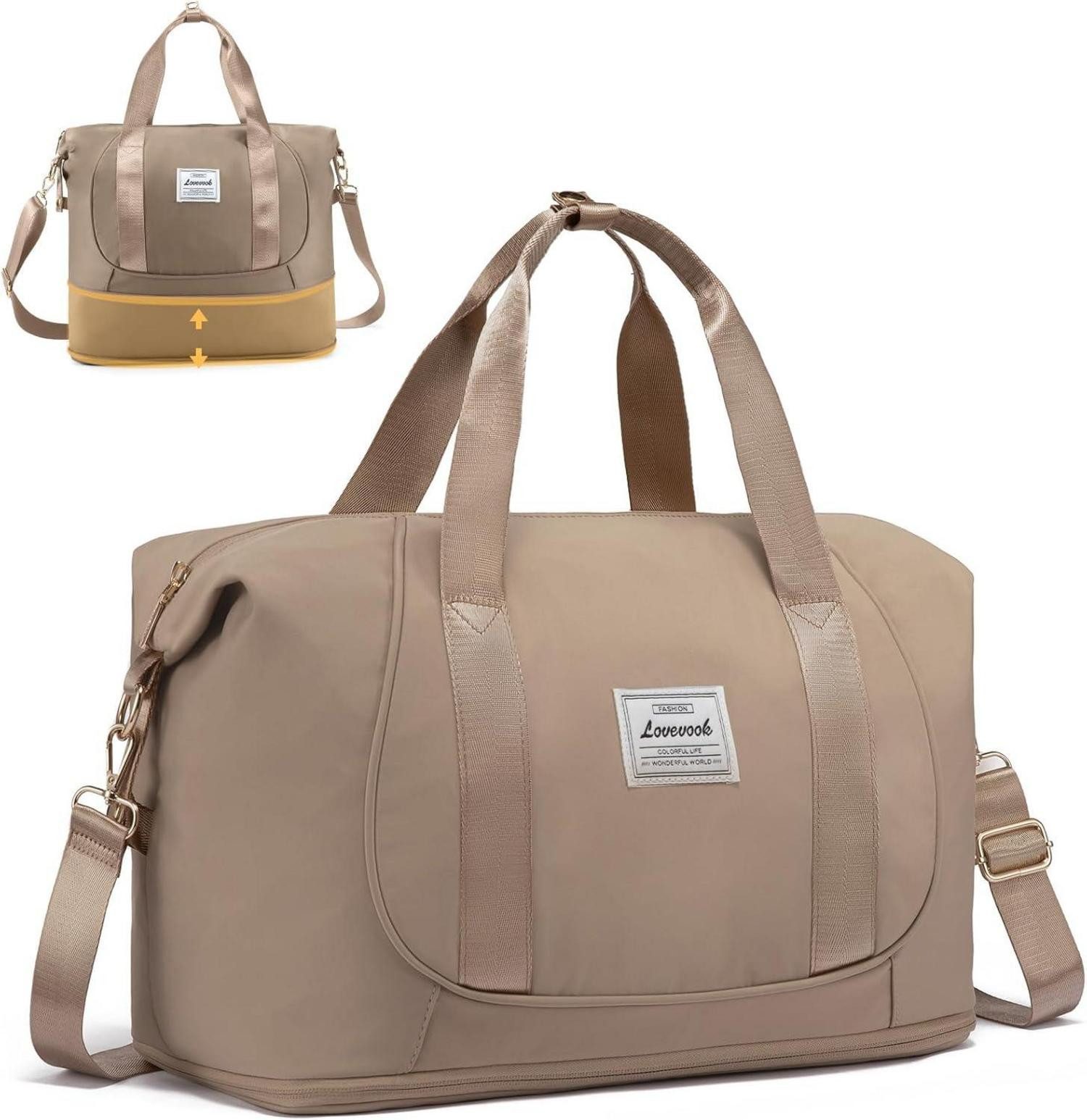 LuxusKollektion Reisetasche Handgepäck Tasche 40x20x25, Erweiterbar, günstig online kaufen