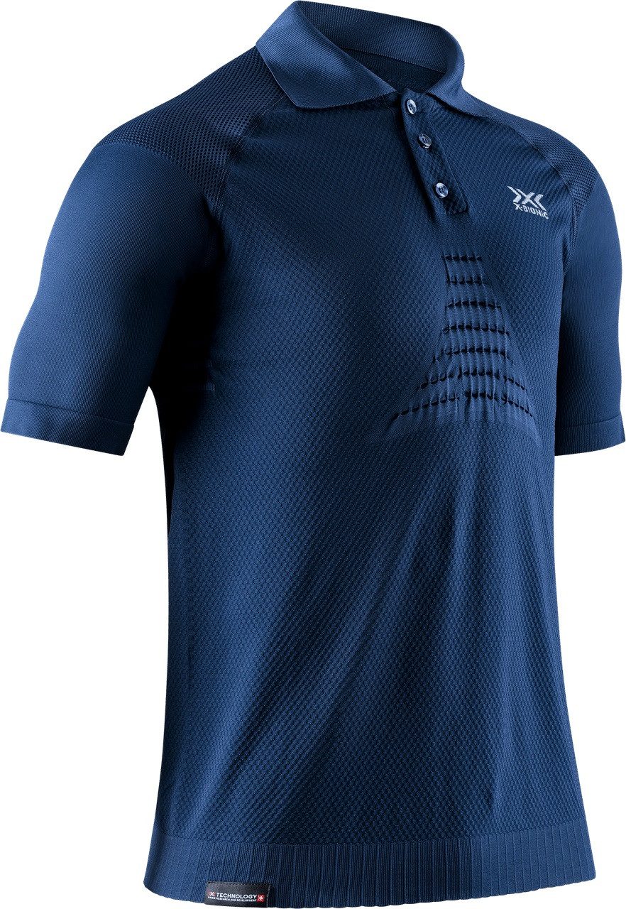 X-Bionic Poloshirt Invent 4.0 Travel navyblau Herren
