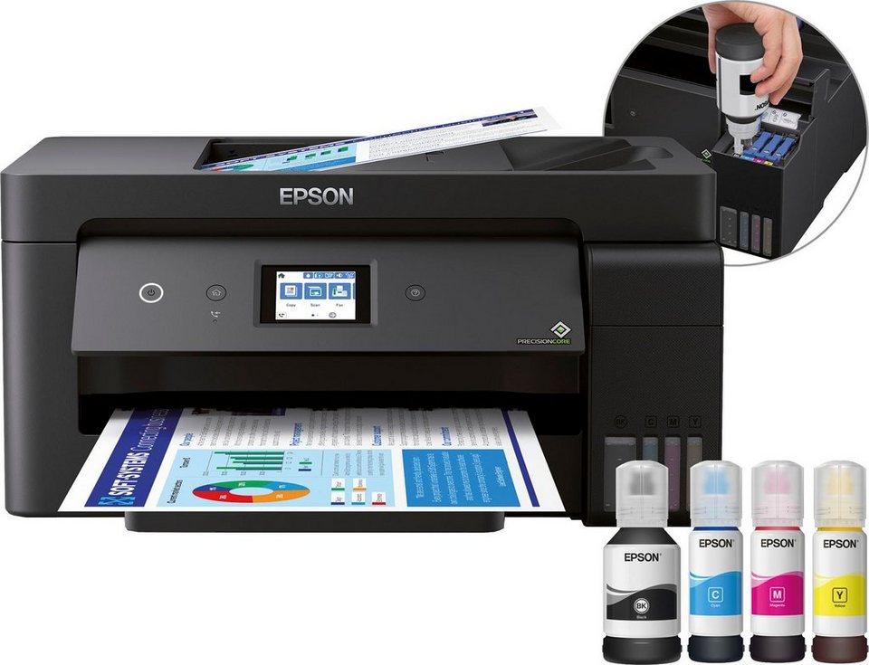 Epson EcoTank ET-15000 Multifunktionsdrucker, (WLAN (Wi-Fi), Beidseitiger  Druck, LC-Display (Farbe, Touchscreen)