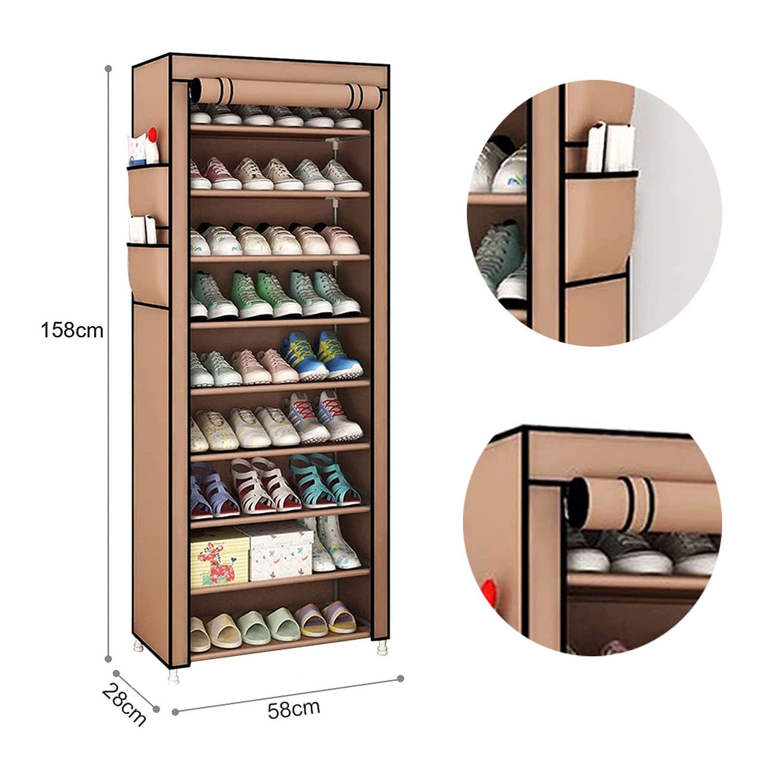 Youyijia Schuhregal Schuhregal Schuhständer Schuhschrank Schuhaufbewahrung Schuh