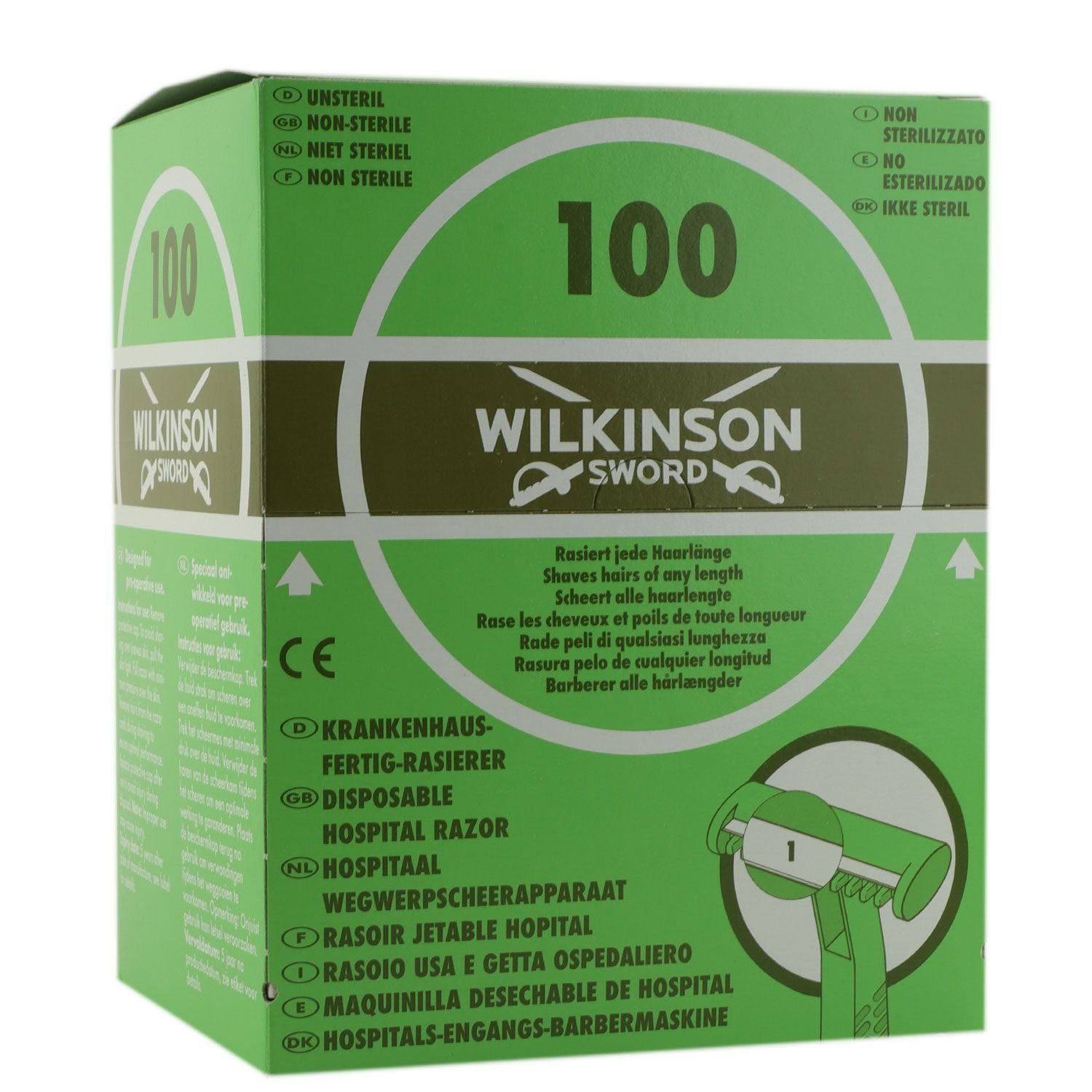 Wilkinson Nassrasierer 100 Sword Einwegrasierer