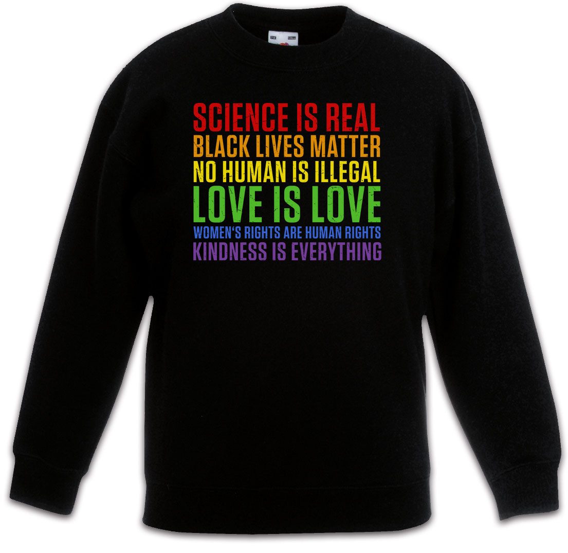 Sweatshirt Rainbow Sayings Kinderpullover Black Gay LGBTQ Gay Schwul Trans Pride