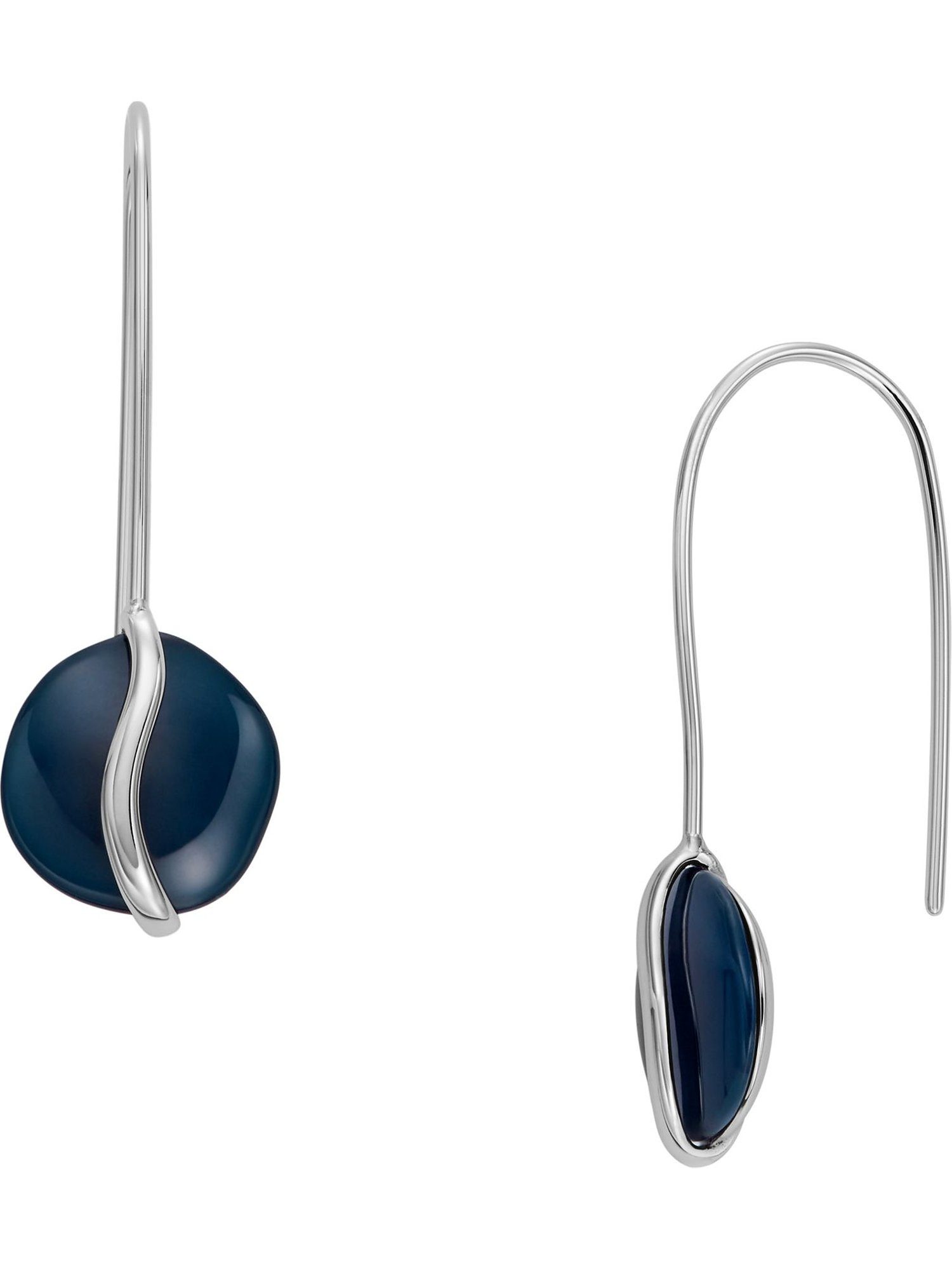 SKAGEN Paar Ohrhänger Skagen Damen-Ohrhänger Edelstahl Glasstein