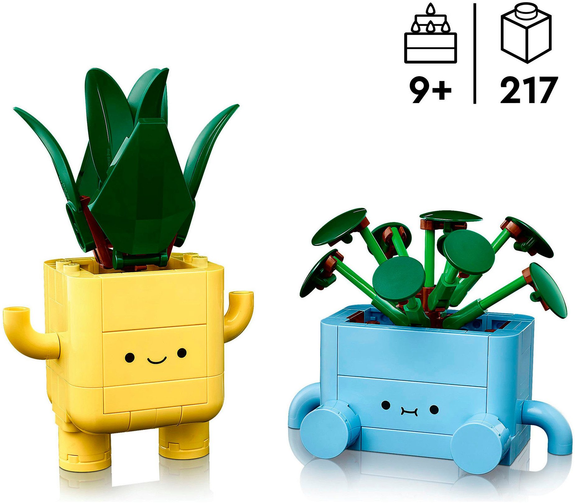 LEGO® Fröhliche Pflanzen (10349), LEGO Botanicals Konstruktionsspielsteine, (217 St), Made in Europe