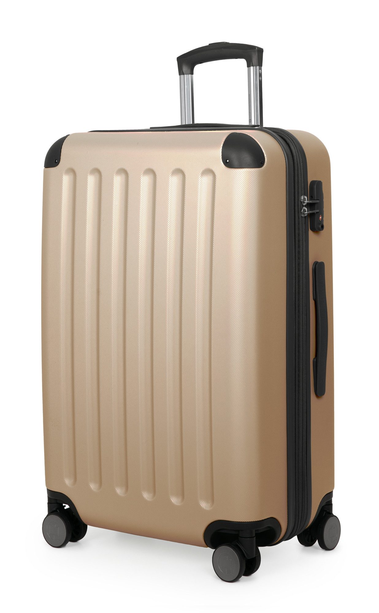 Hauptstadtkoffer Koffer Spree, 4 Rollen, Mittelgroßer Koffer Hartschale Trolley 65 cm, TSA, 74 L