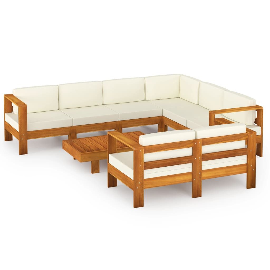 vidaXL Gartenlounge-Set 8-teiliges Garten-Lounge-Set mit Kissen günstig online kaufen