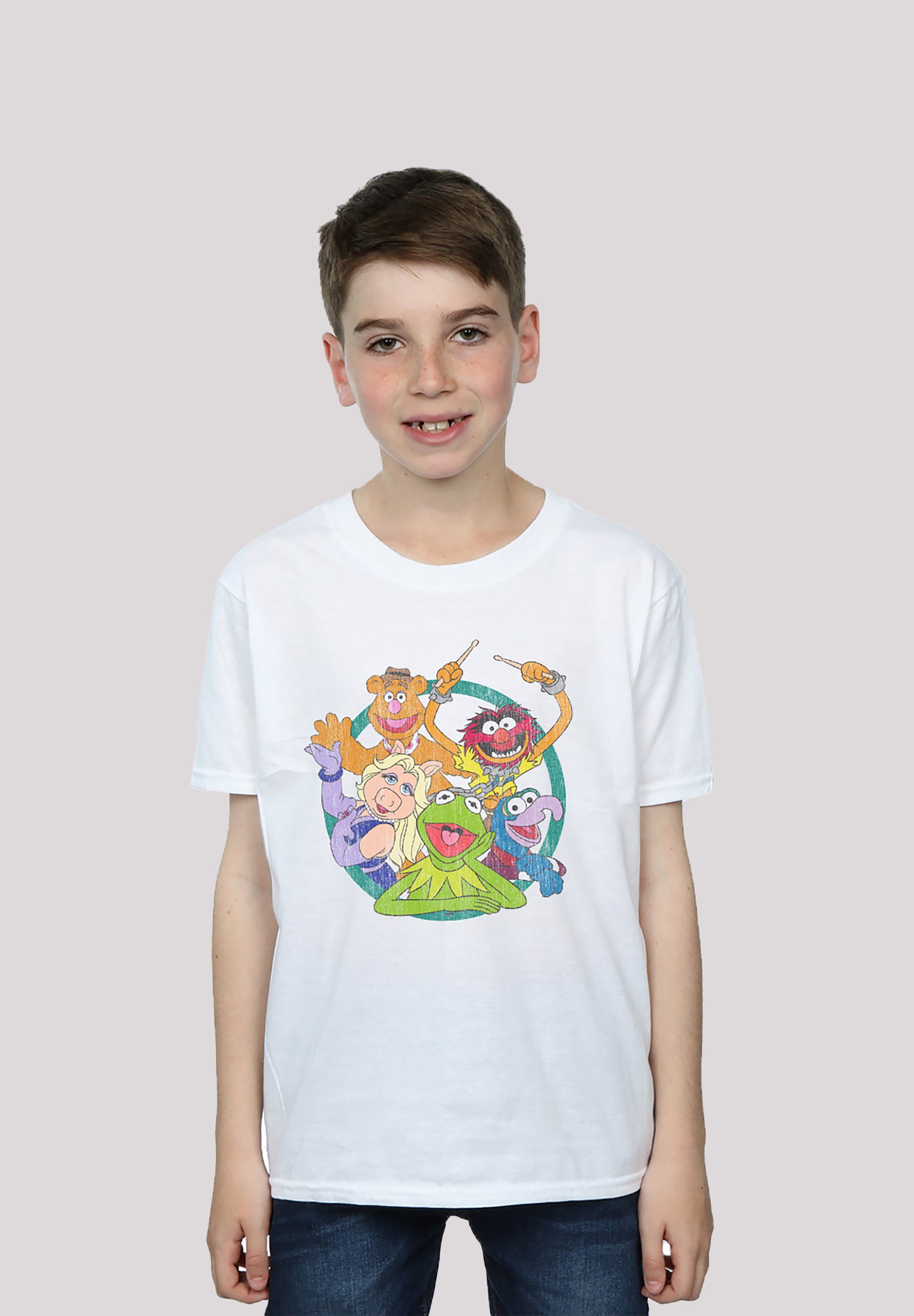 F4NT4STIC T-Shirt Disney weiß Print Muppets