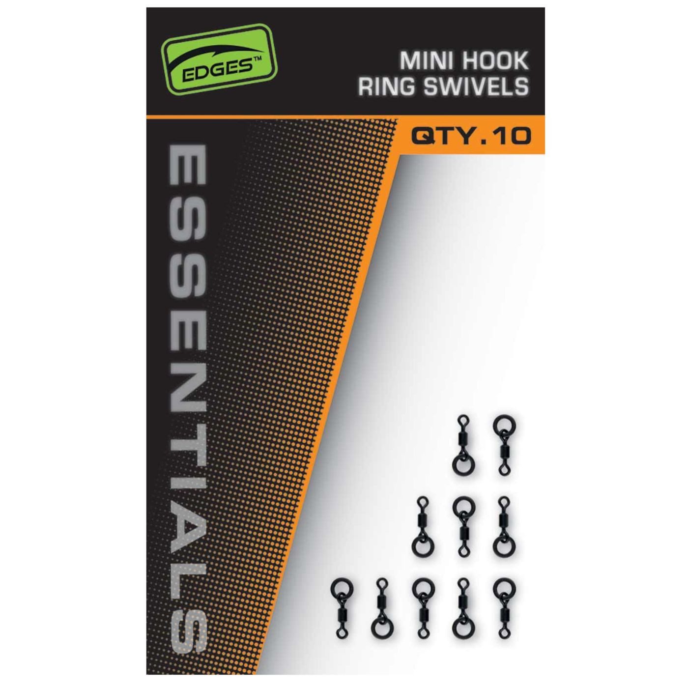 Schnurverbinder Fox Edges Mini Hook Ring Swivels - 10 Ringwirbel