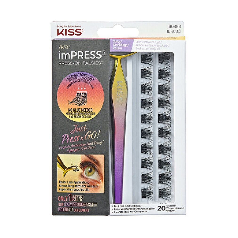 Kiss Einzelwimpern imPRESS Press on Falsies Kit 03 - Spiky