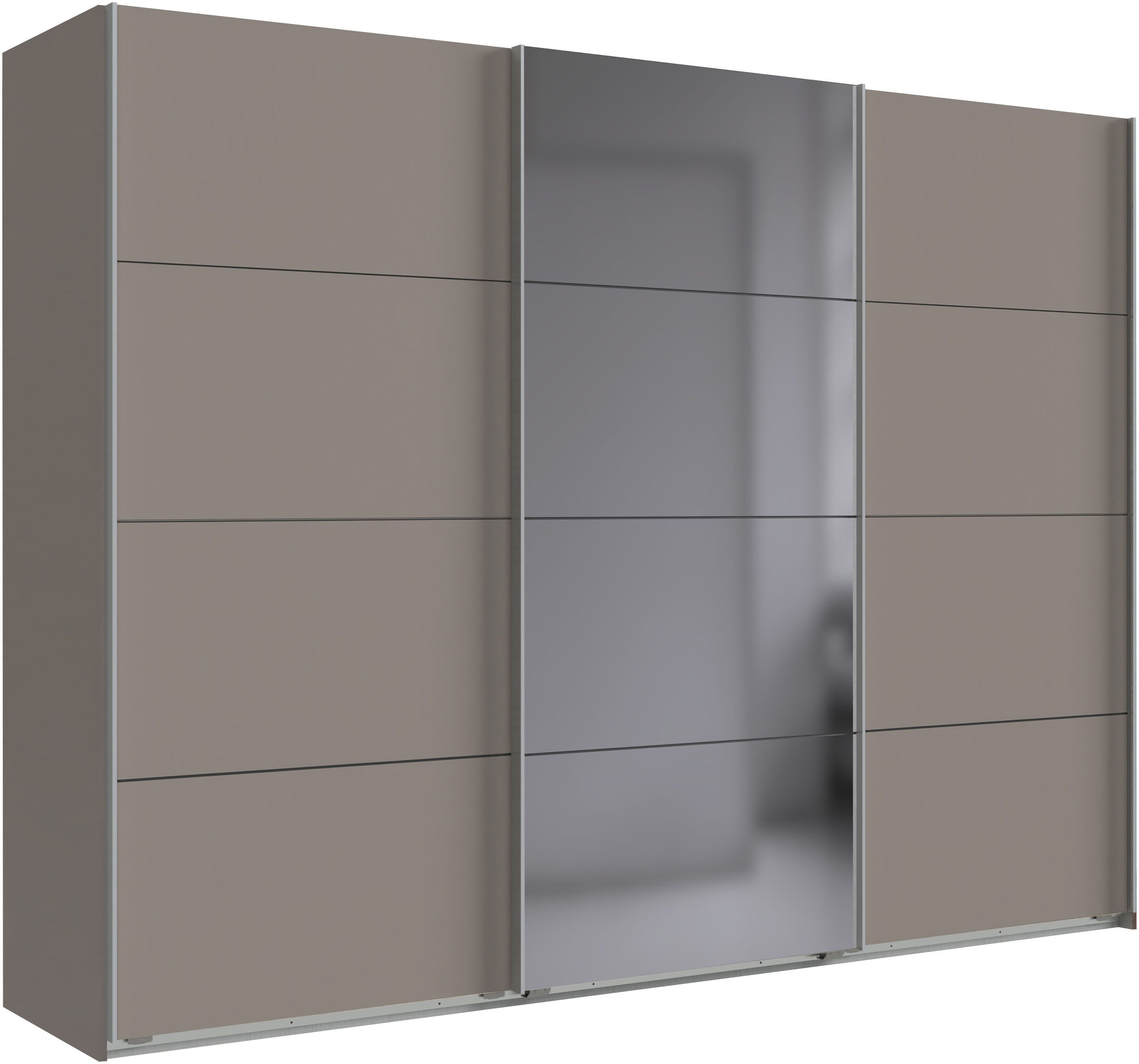 Wimex Schwebetürenschrank Ernie Kleiderschrank mit Spiegel, Made in Germany (Wähle aus verschiedenen Größen deinen perfekten Stauraum) Schlafzimmerschrank in verschiedenen Breiten