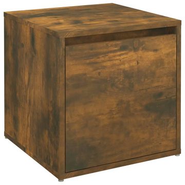 vidaXL Aufbewahrungsbox Schubladenbox Räuchereiche 40,5x40x40 cm Holzwerkstoff (1 St)